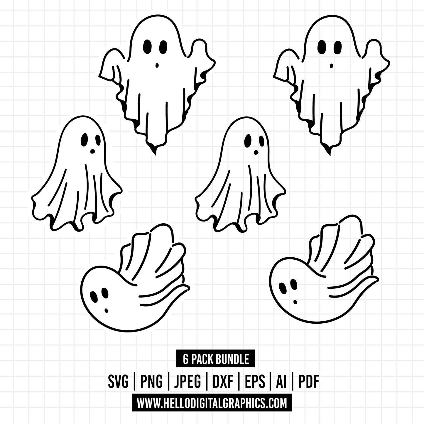 COD1050 Ghost svg, Halloween Svg, Trick Or Treat Svg, Halloween svg
