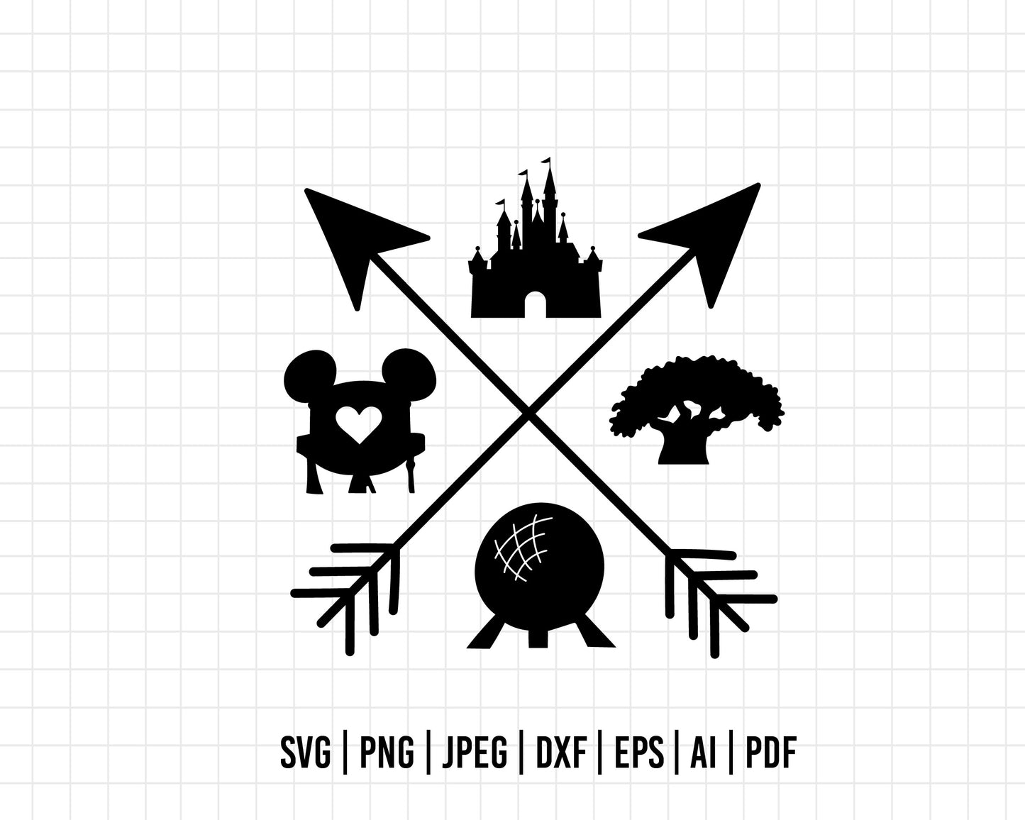 COD122- Happy Disney Park svg, Family Trip svg, Vacay Mode Svg, mickey svg, family svg