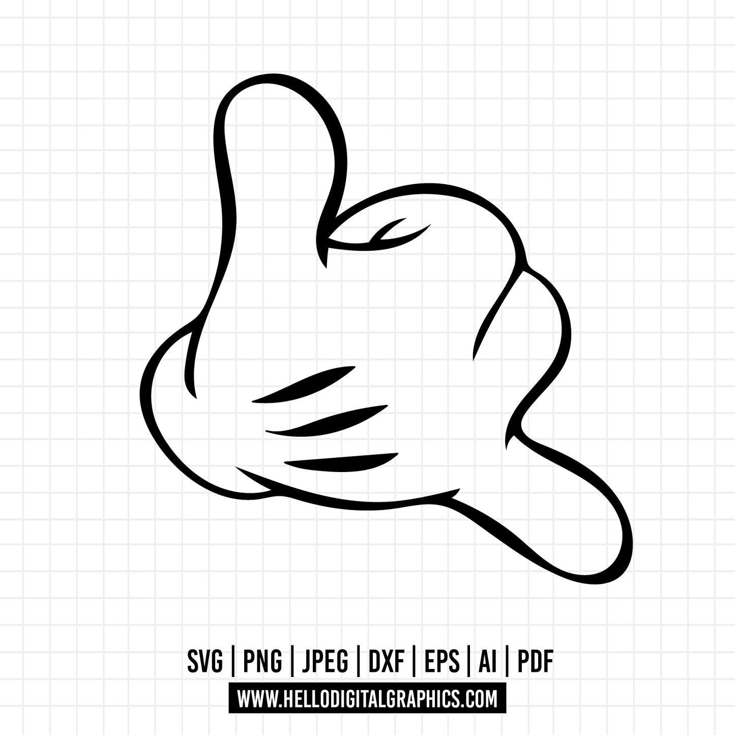 COD1267- Mickey Mouse Hand Svg, Mickey punk svg, Mickey svg, Disney svg