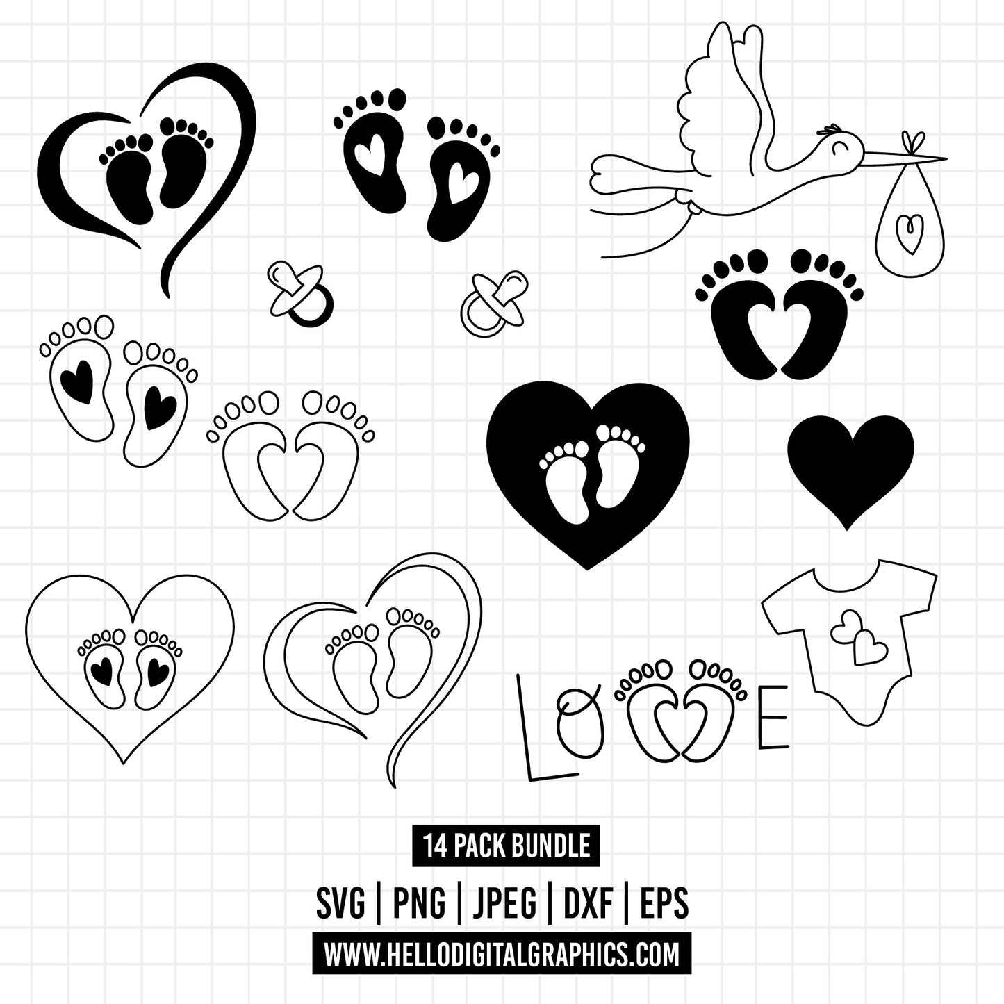 COD1284 - Baby svg, Pregnant Woman Svg, Line Art Svg, Motherhood Cricut Pregnancy Silhouette Mum