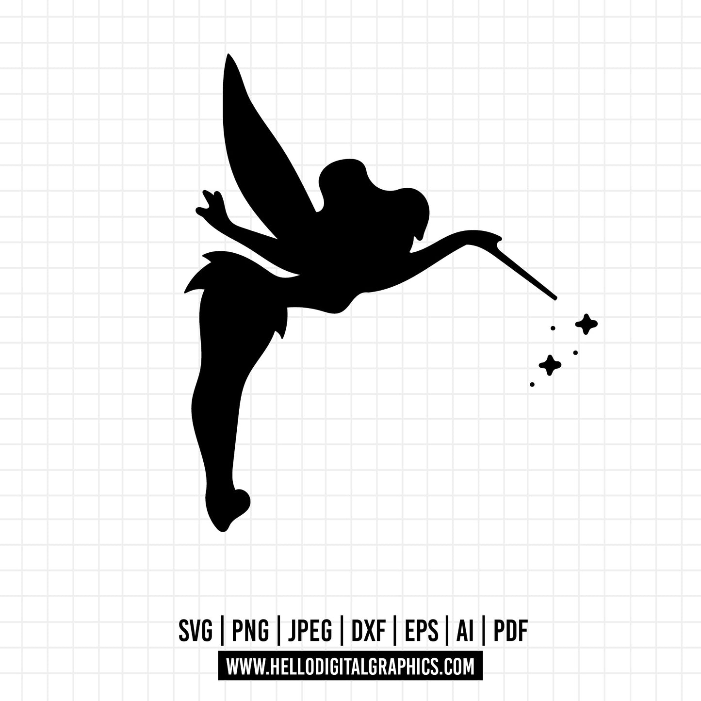 COD1317- Tinker bell svg, Dreams come true svg, disney svg, cricut, silhouette