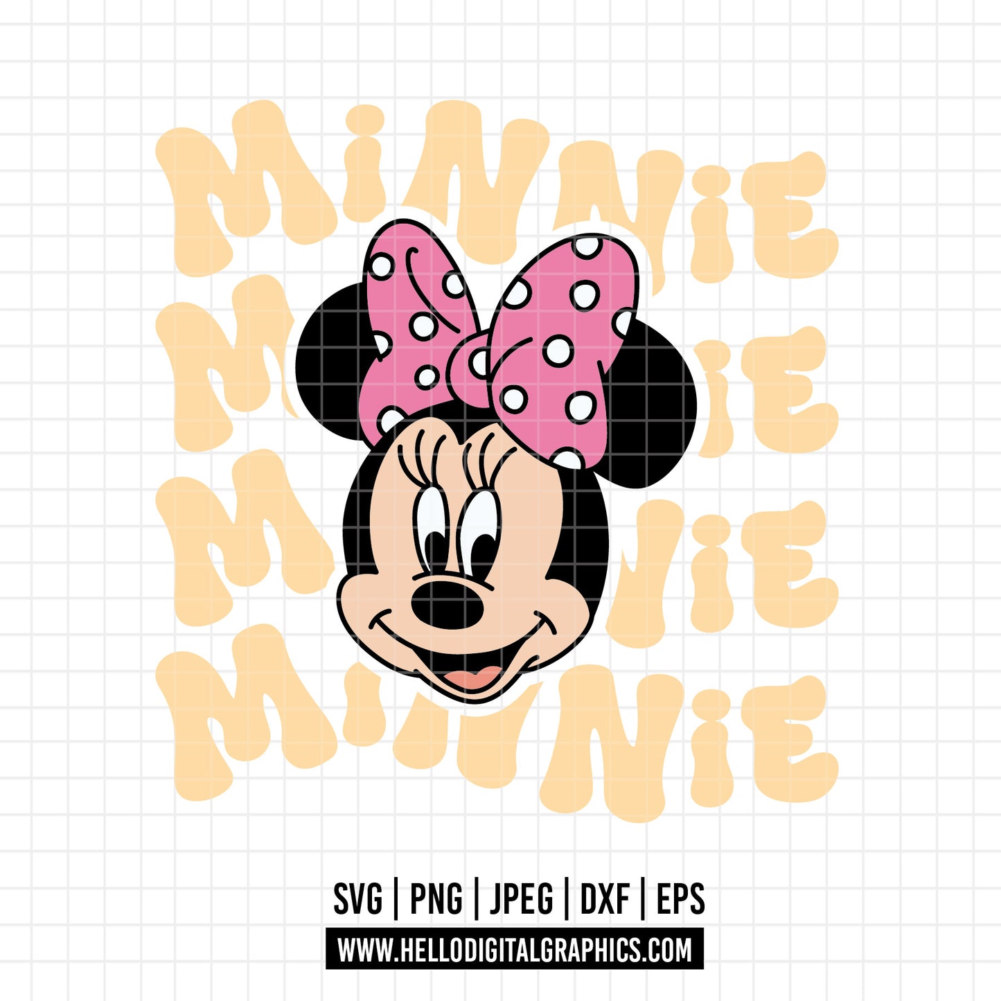 COD1585 - Minnie mouse svg, Disney svg, minnie svg, Silhouette, Cricut