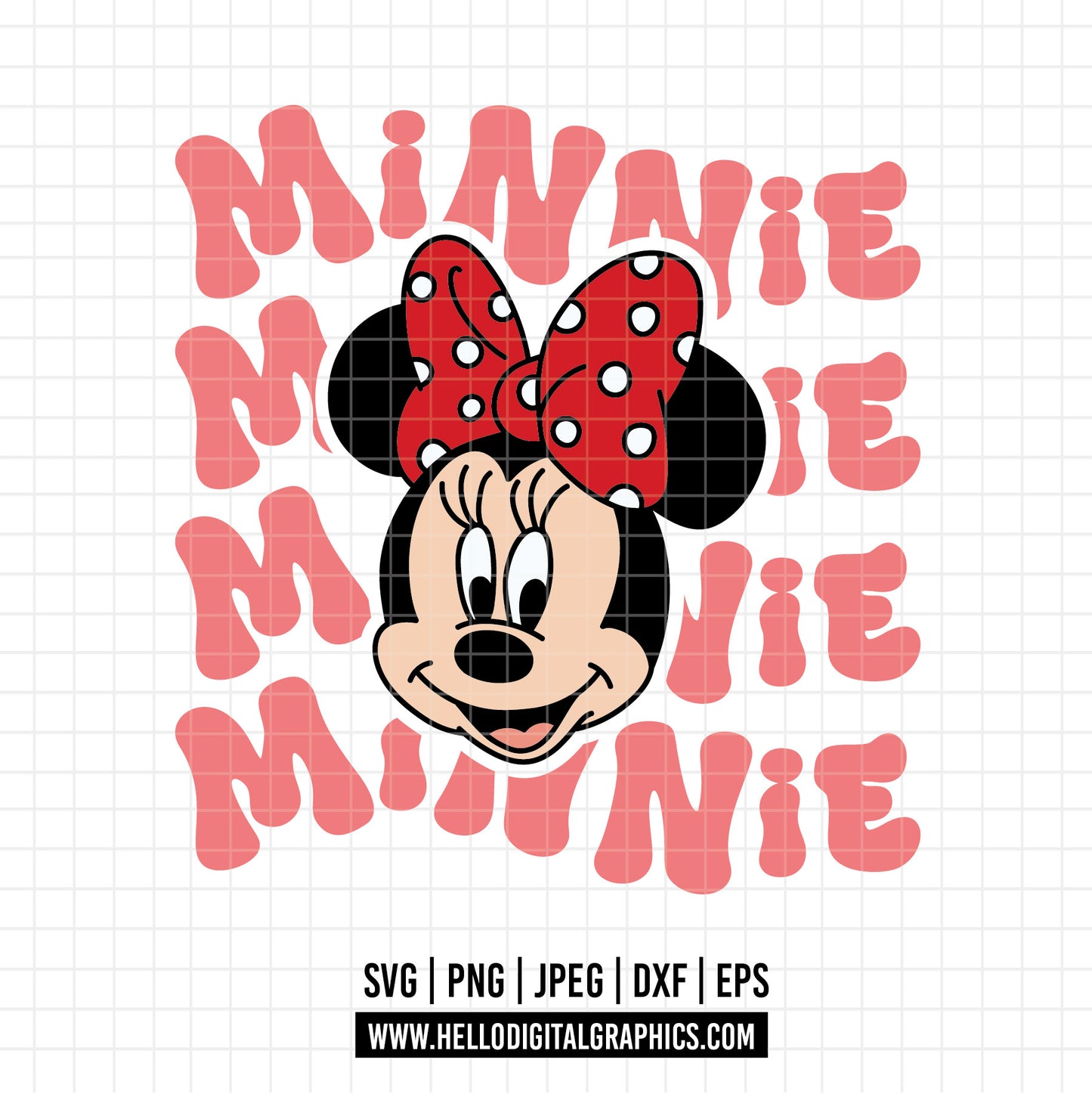 COD1588 - Minnie mouse svg, Disney svg, minnie svg, Silhouette, Cricut