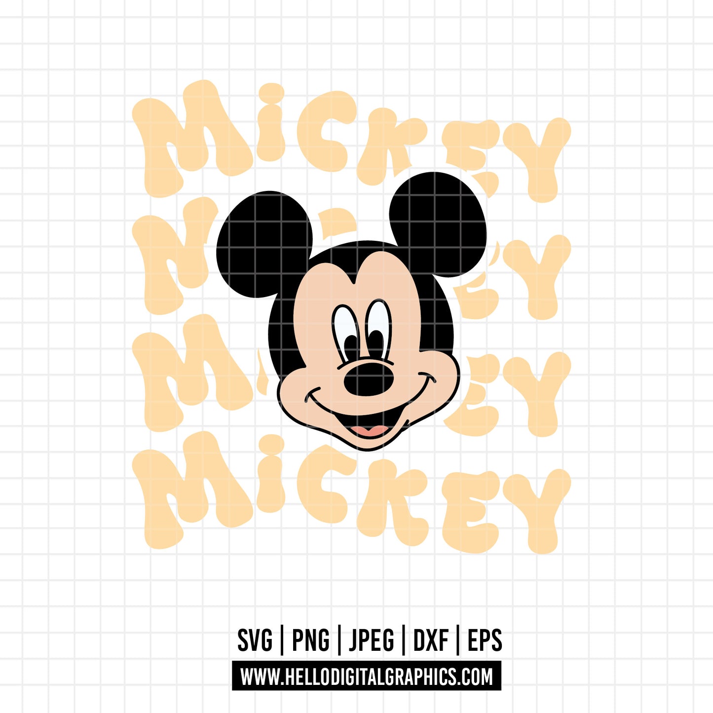 COD1597 - Disneyland svg, Mickey sketch svg, Mickey Svg, Disney svg, Magical svg