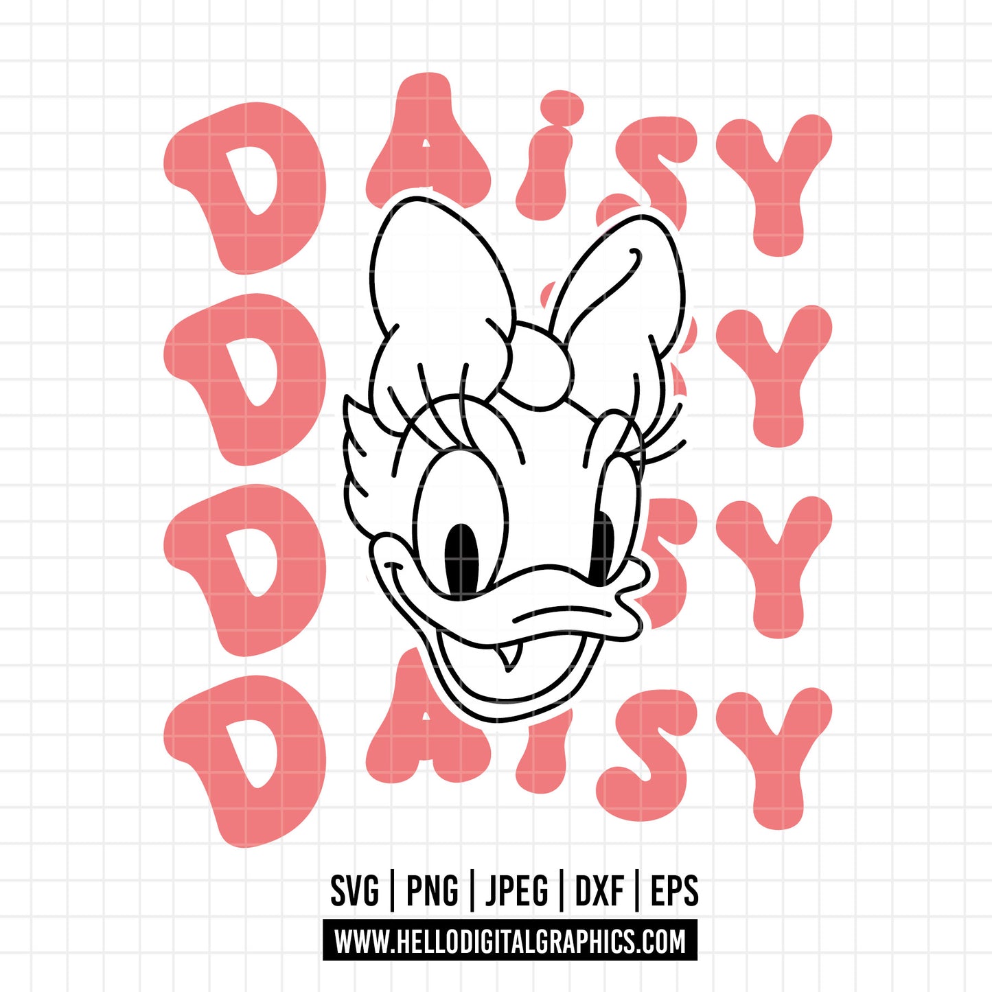 COD1618- Daisy svg, Disney svg, mickey svg, minnie svg, Silhouette, Cricut