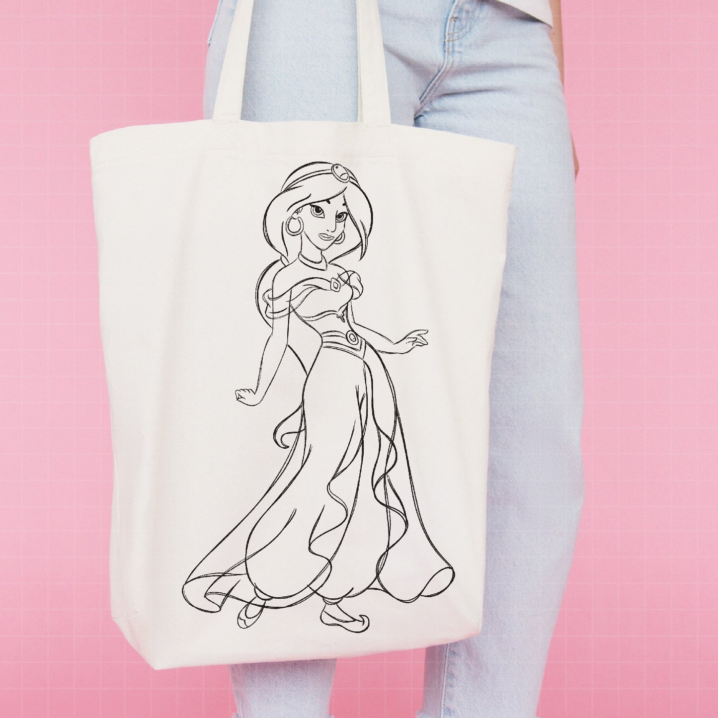 COD1688- Jasmine png, Princess sketch png, Arabian Princess png, outline png, Aladdin png
