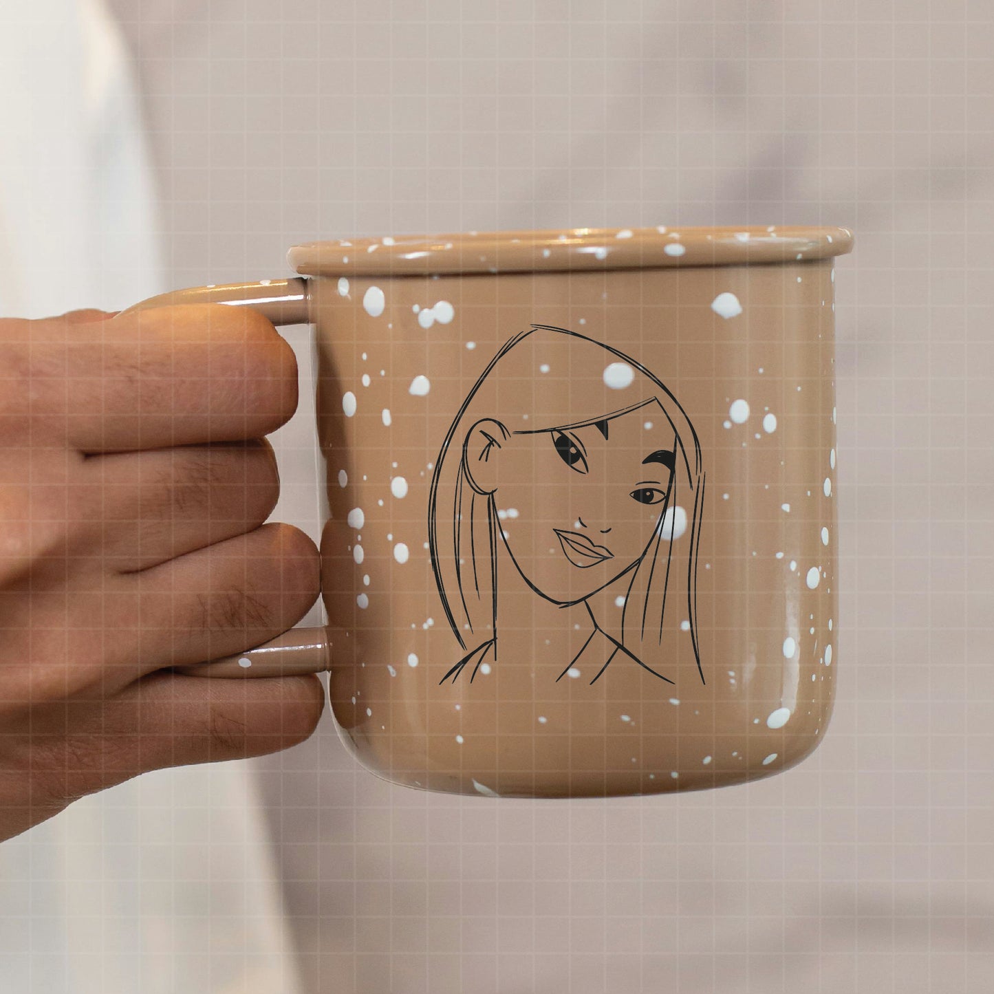 COD1699- Mulan svg, Disney svg, Disney princess svg, outline svg, cricut, silhouette, Princess svg