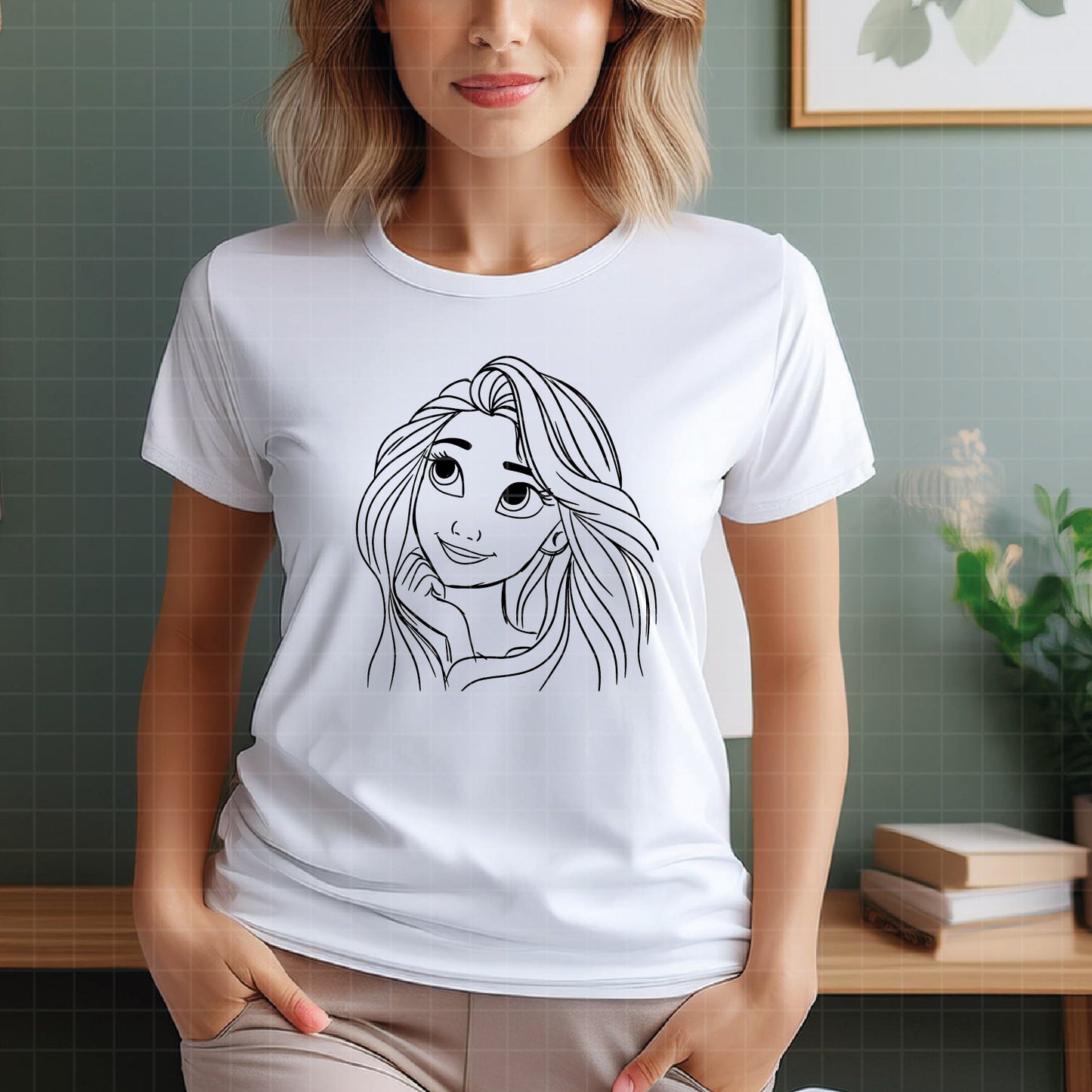 COD1701 - Tangled svg, tangled princess svg, rapunzel svg, Rapunzel svg, disney svg, cutting files for cricut, silhouette