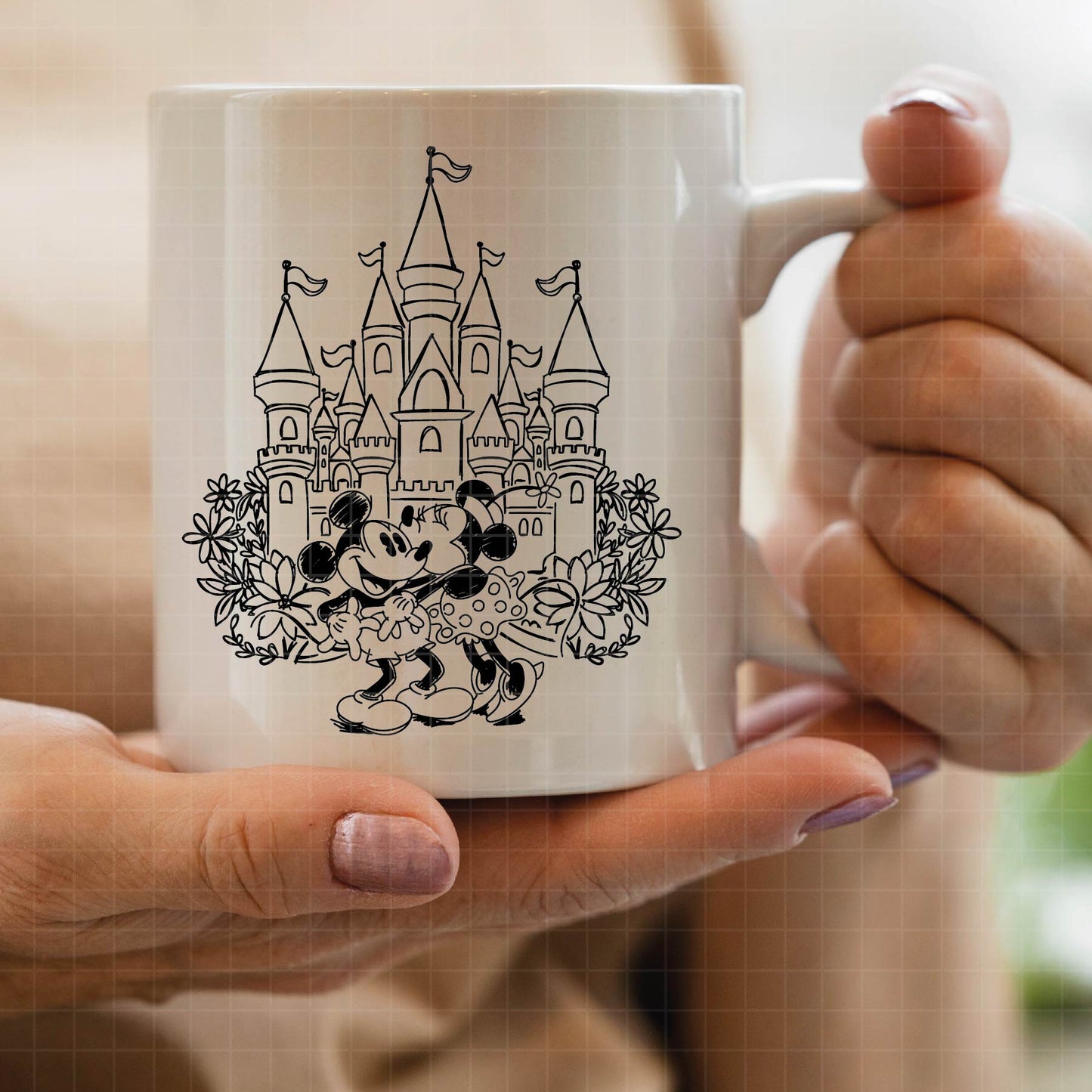 COD1712- Mickey and Minnie svg, Magic Kingdom svg, Castle svg, disney castle svg, disney svg, cricut, silhouette