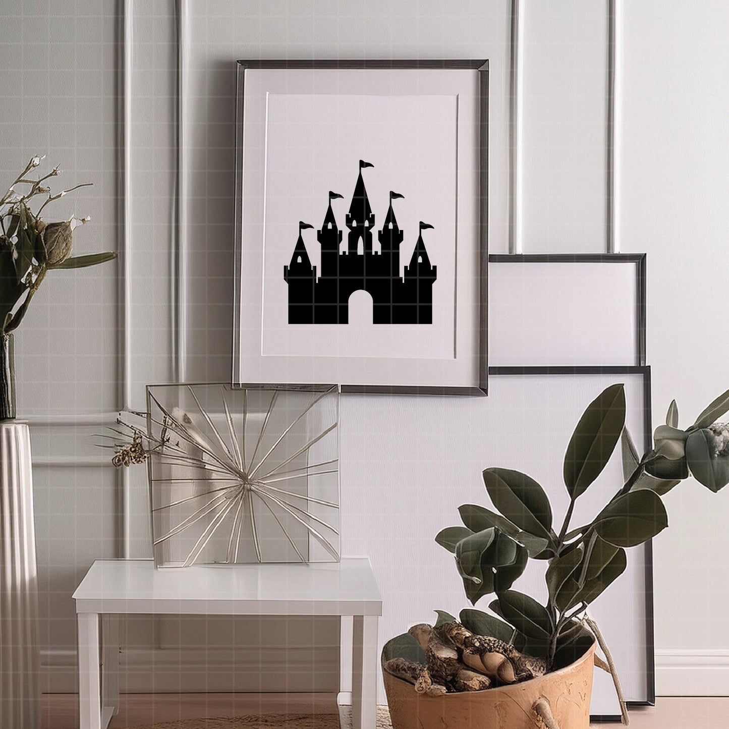 COD1713- Castle svg, disney castle svg, disney svg, tinker bell svg, cricut, silhouette