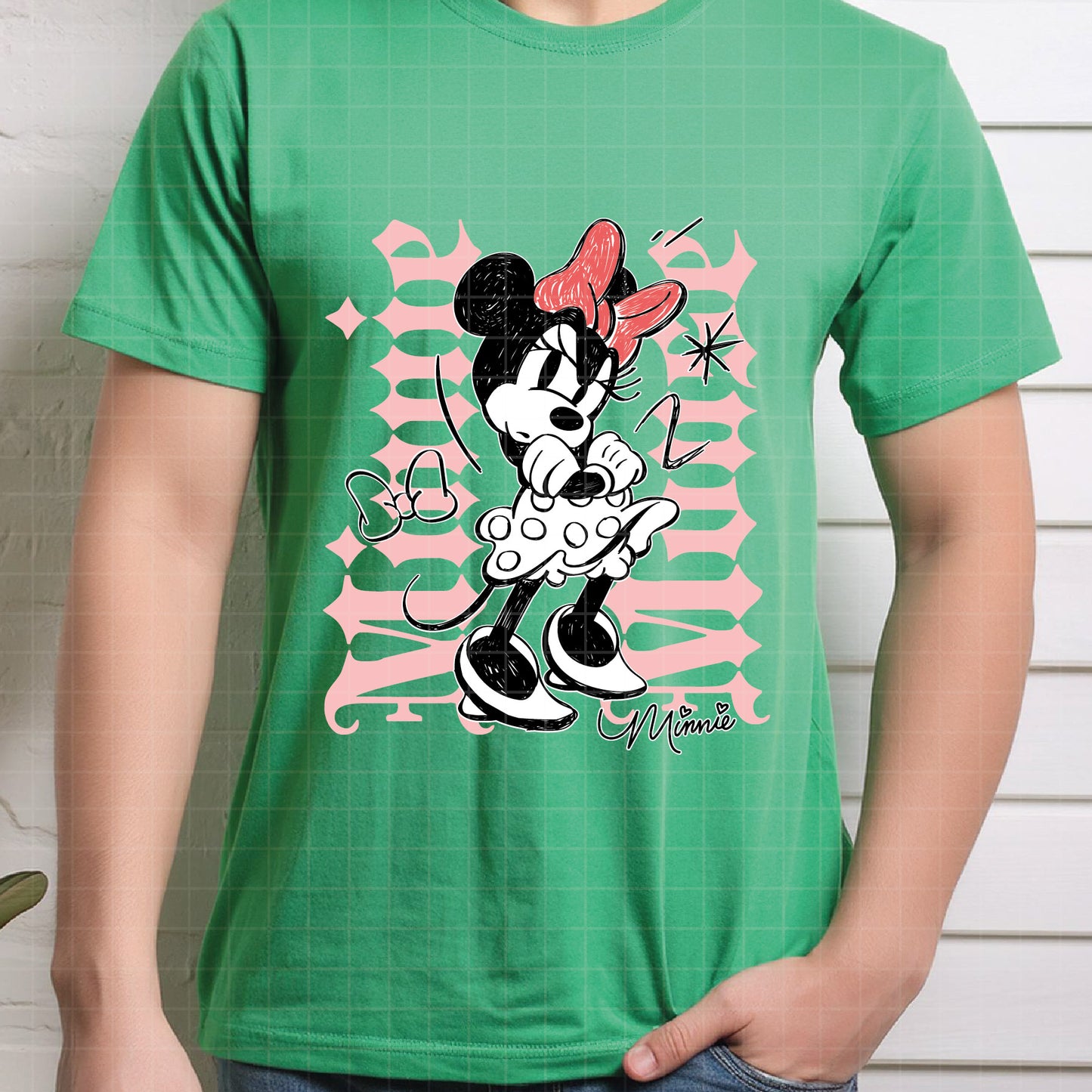 COD1734 - Minnie mouse svg, Disney svg, minnie svg, Silhouette, Cricut