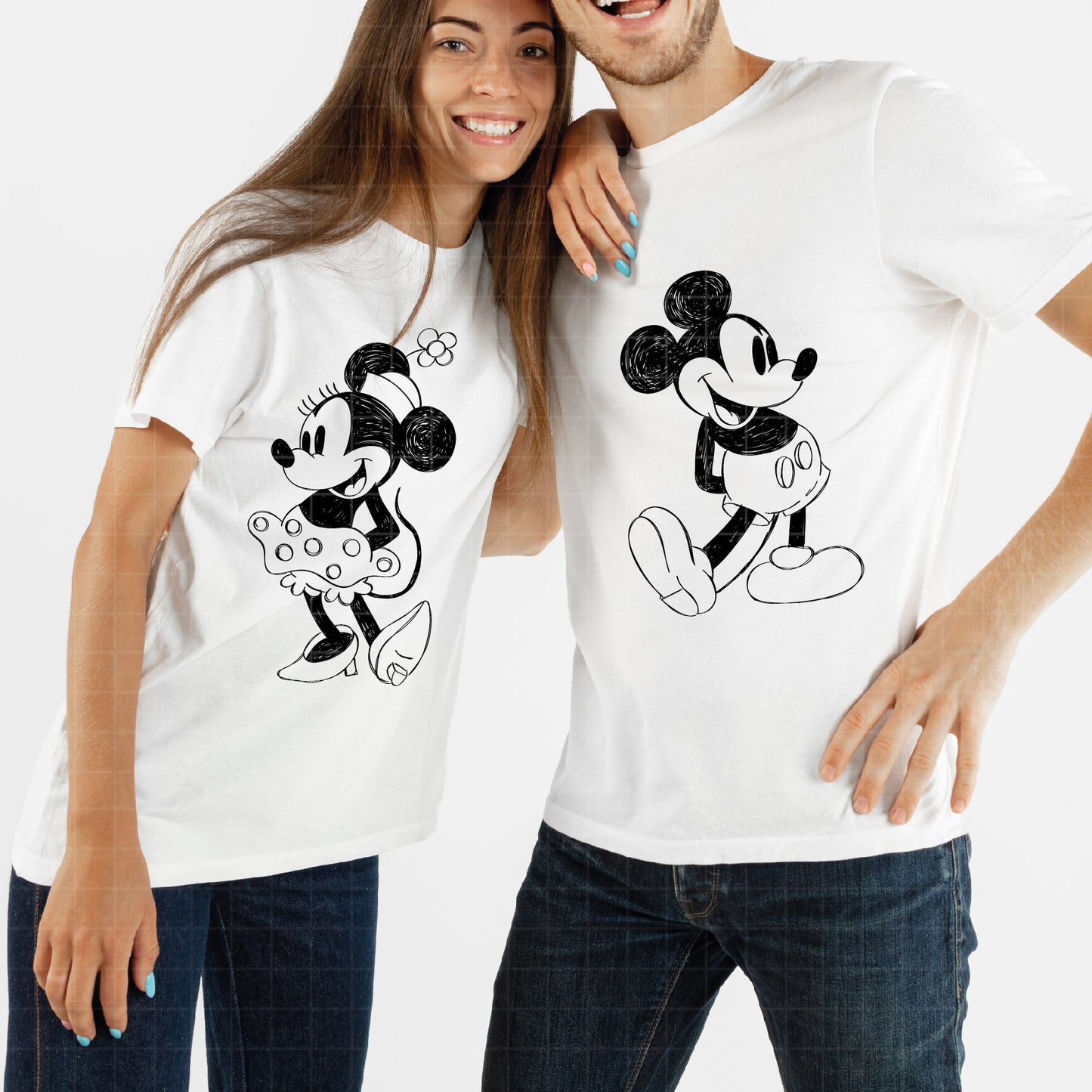 COD1762- Mickey and minnie svg, Disney svg, mickey svg, minnie svg, Silhouette, Cricut