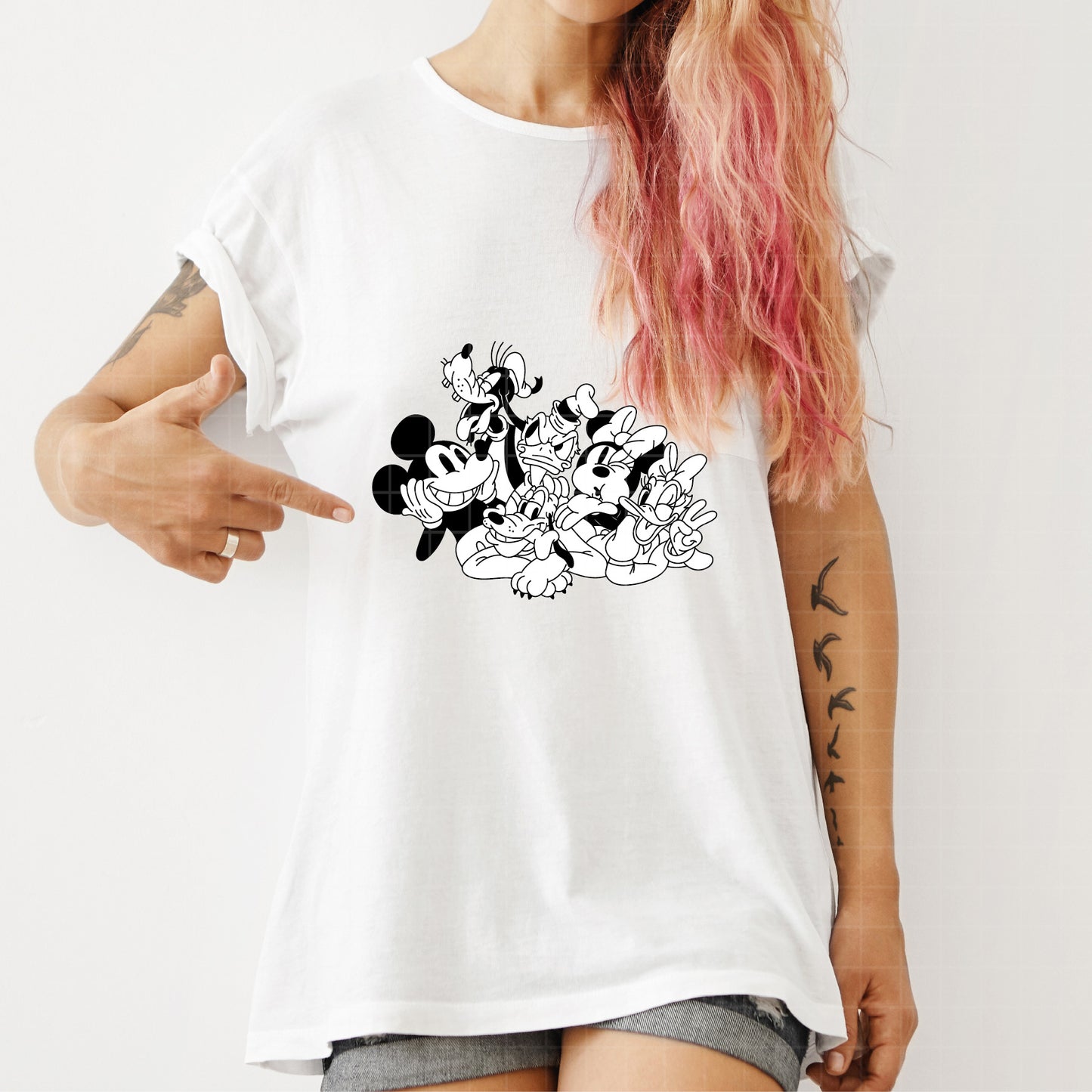 COD1766 - Disney svg, mickey svg, minnie svg, pluto svg, goffy svg, donald svg, Silhouette, Cricut