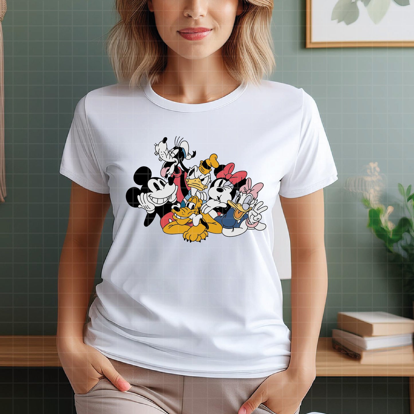 COD1782 - Disney svg, mickey svg, minnie svg, pluto svg, goffy svg, donald svg, Silhouette, Cricut
