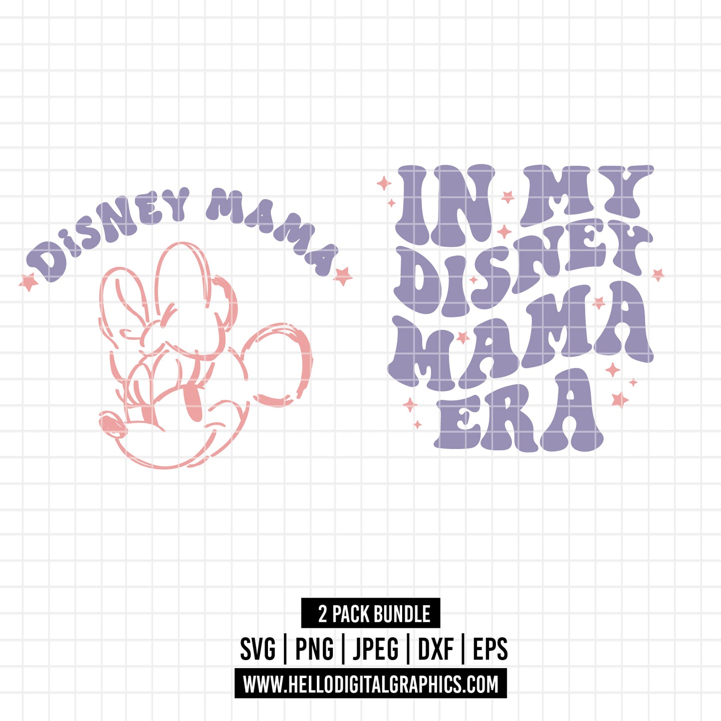 COD1785- Mama mouse svg, in my disney mama era svg, Minnie mouse svg, Disney svg, minnie svg, Silhouette, Cricut