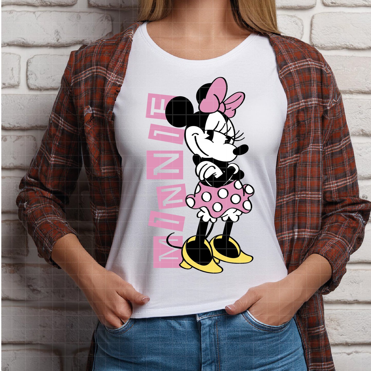 COD1802 - Minnie mouse svg, Disney svg, minnie svg, Silhouette, Cricut, minnie dtf