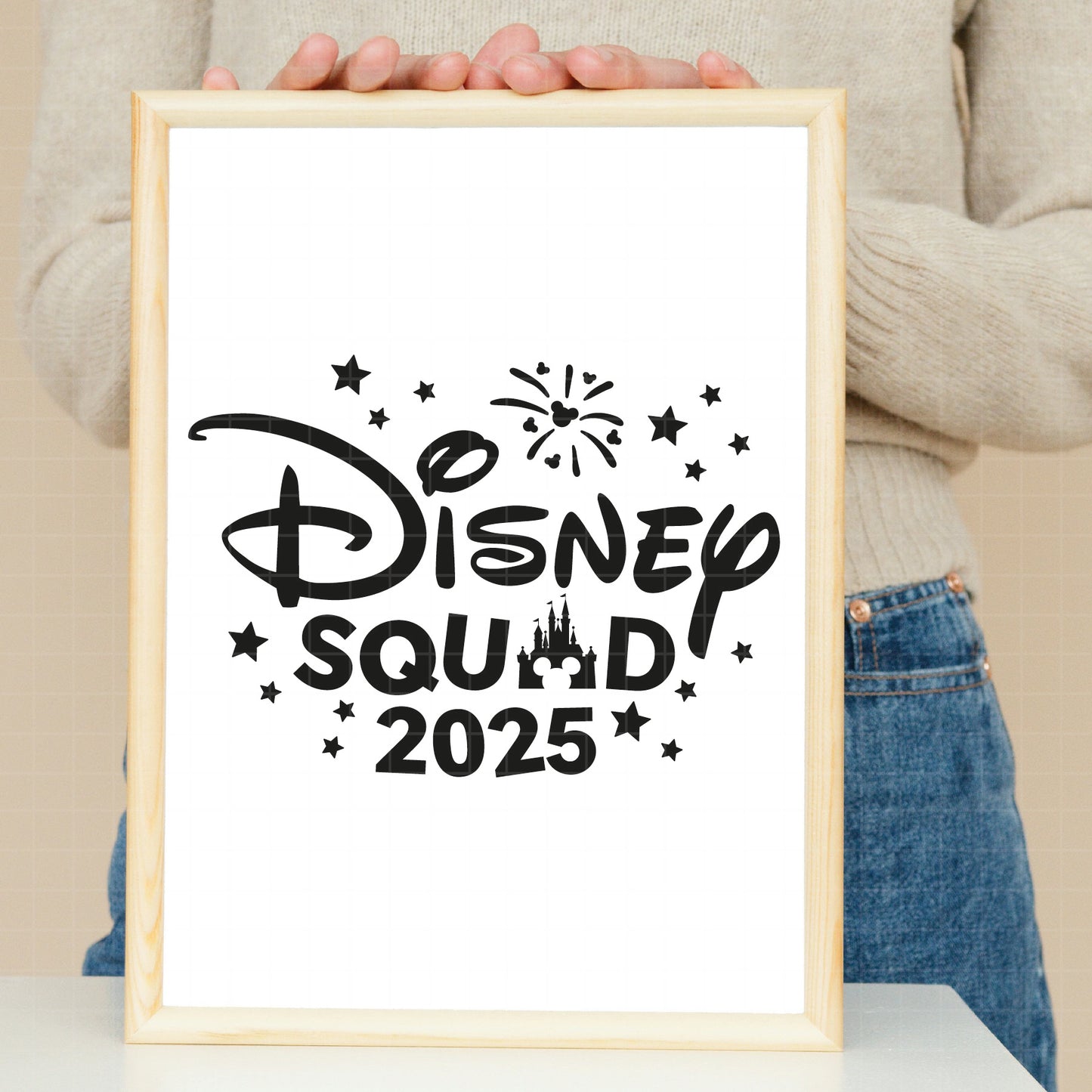 COD1805 - Disney squad 2025 svg, mickey svg, castle svg, Trip svg, Silhouette, Cricut