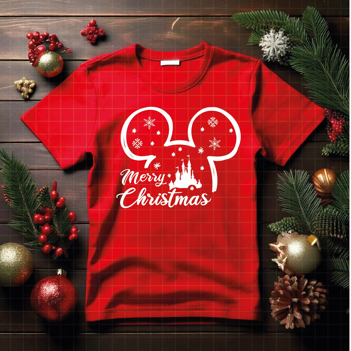 COD1818 - Disneyland svg, Disney winter svg, Mickey music Svg, Disney svg, Snowflake svg