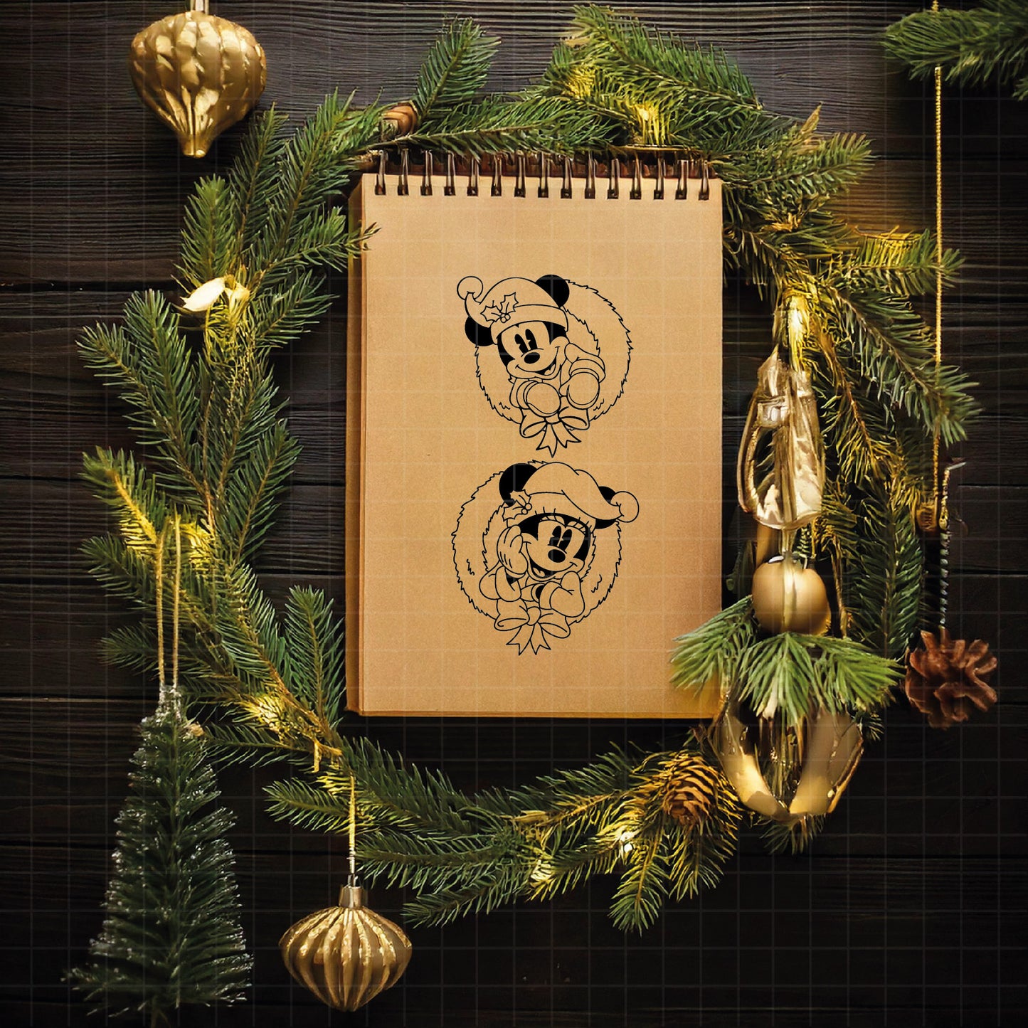 COD1818 - Disneyland svg, Disney winter svg, Mickey music Svg, Disney svg, Snowflake svg