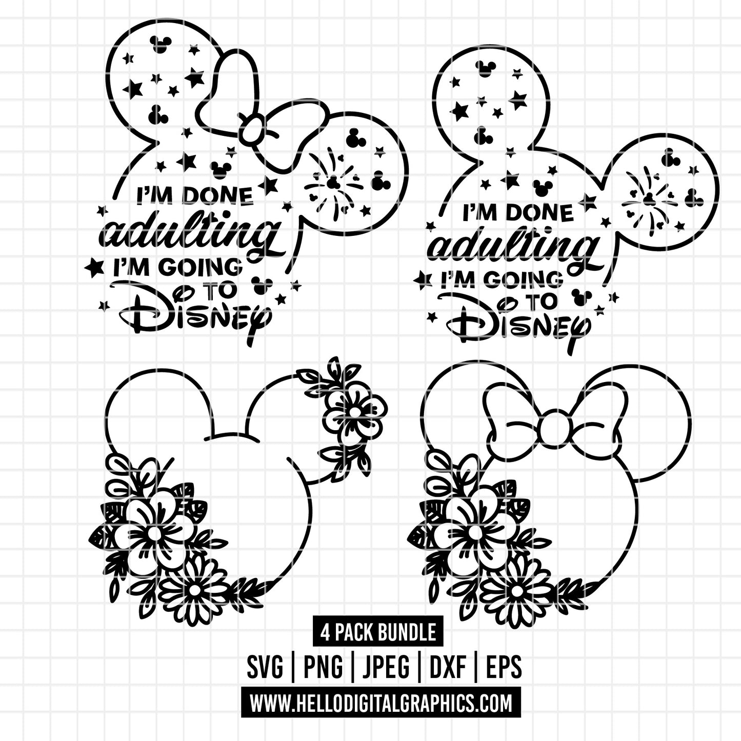 COD1828- Happy Disney Park svg, Family Trip svg, Vacay Mode Svg, mickey svg, family svg, disney elements svg