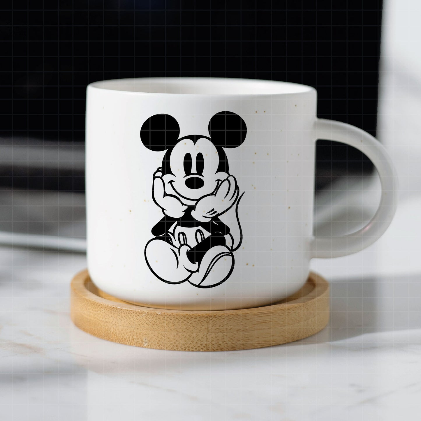 COD1841- Mickey sketch svg, Mickey outline Svg, Disney svg, Magical svg, Mickey face svg