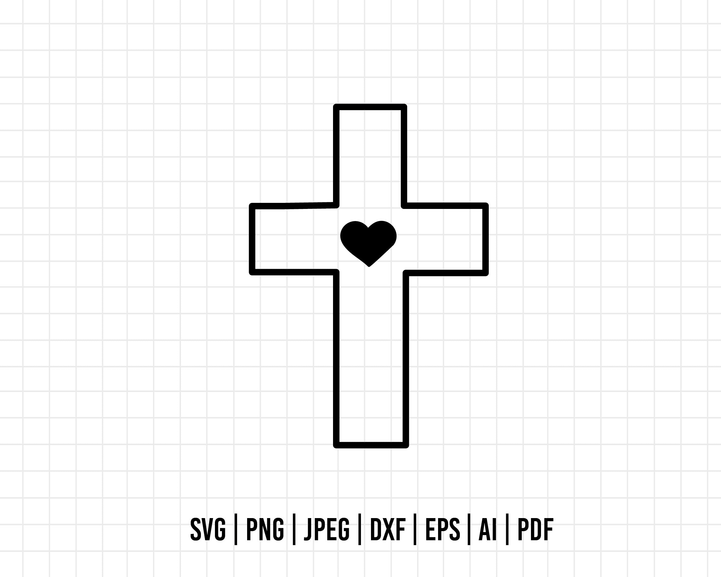 COD185- Cross SVG, Religious SVG, Rosary Digital Cutting Files SVG, Cr