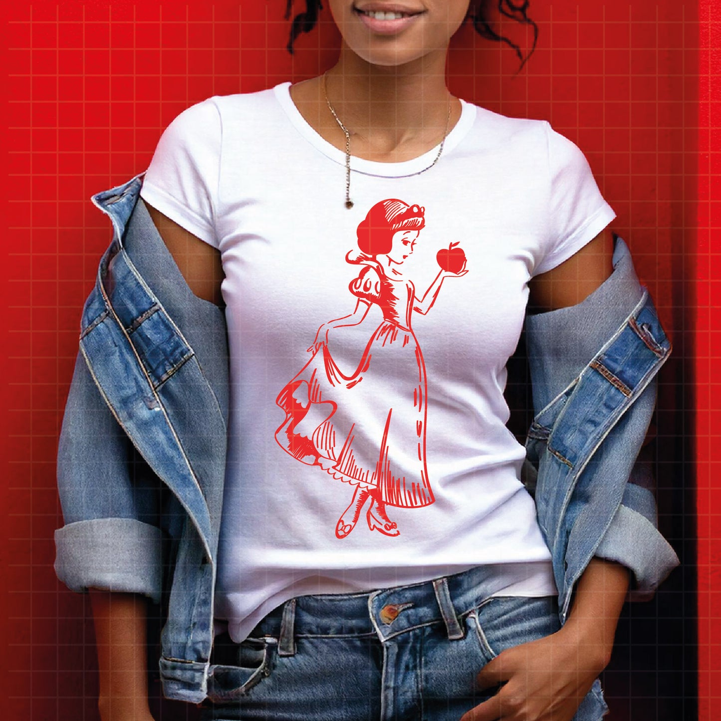 COD1887 - Snow White svg, Princess SVG, Snow White and the Seven Dwarfs svg, Cricut, Silhouette, outline svg, disney svg