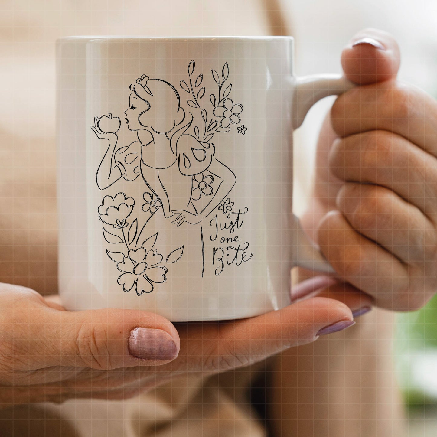 COD1898 - Snow White svg, Princess SVG, Snow White and the Seven Dwarfs svg, Cricut, Silhouette, outline svg, disney svg