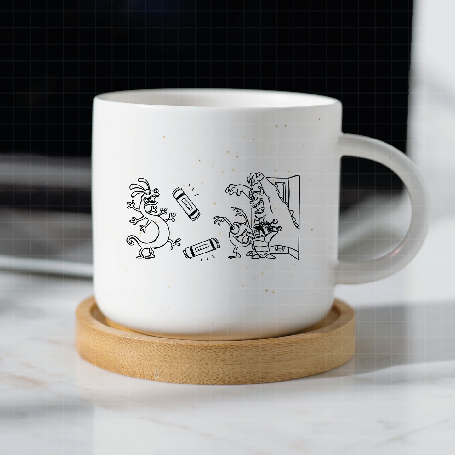 COD1910 - Monster inc SVG, EPS, PNG -Disney characters, Monster inc Boo, Mike Wazowski and Sullivan