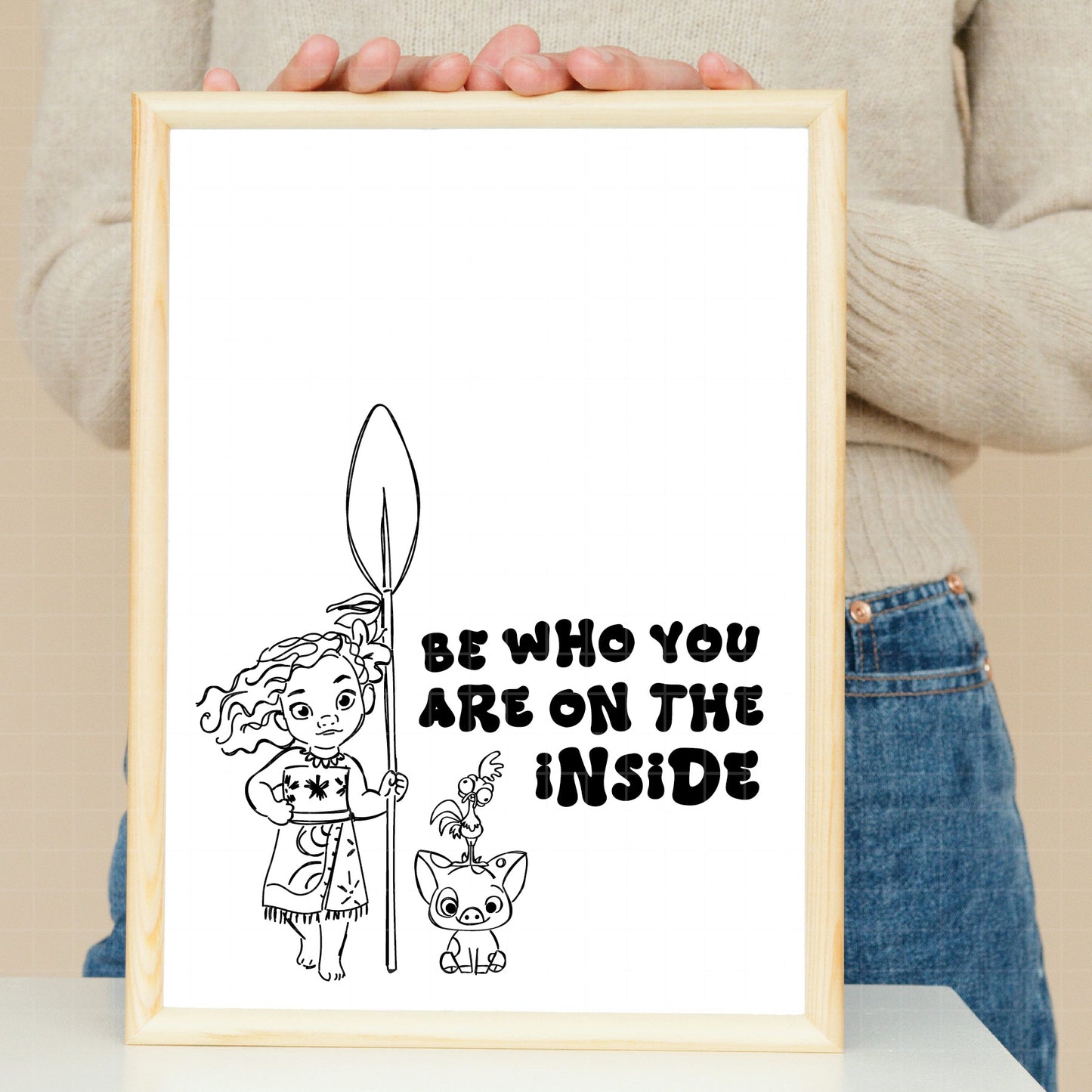 COD1936 - Moana svg, Princess svg, Disney svg, outine svg, Cricut, Silhouette, Tumbler svg