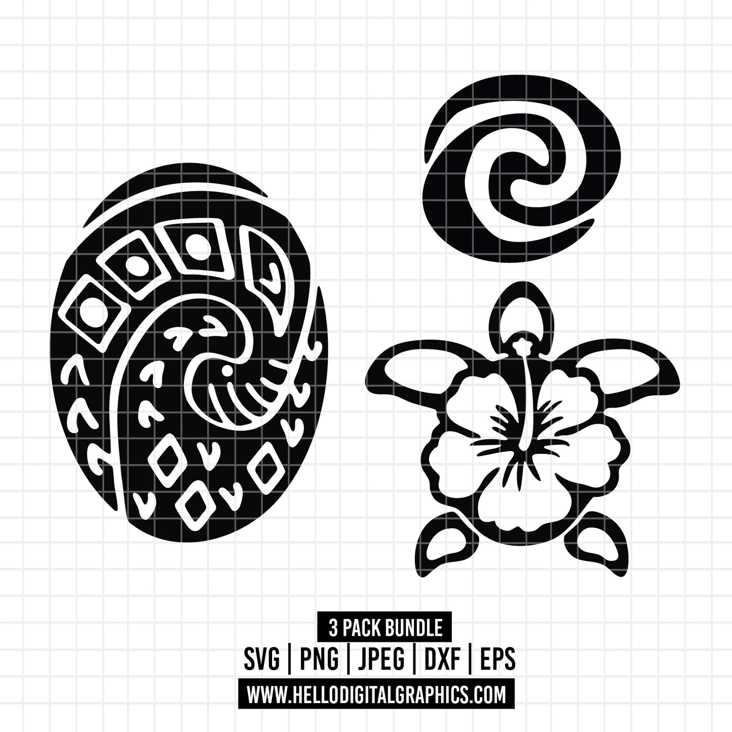 COD1941 - Moana svg, Princess svg, Disney svg, outine svg, Cricut, Silhouette, Tumbler svg