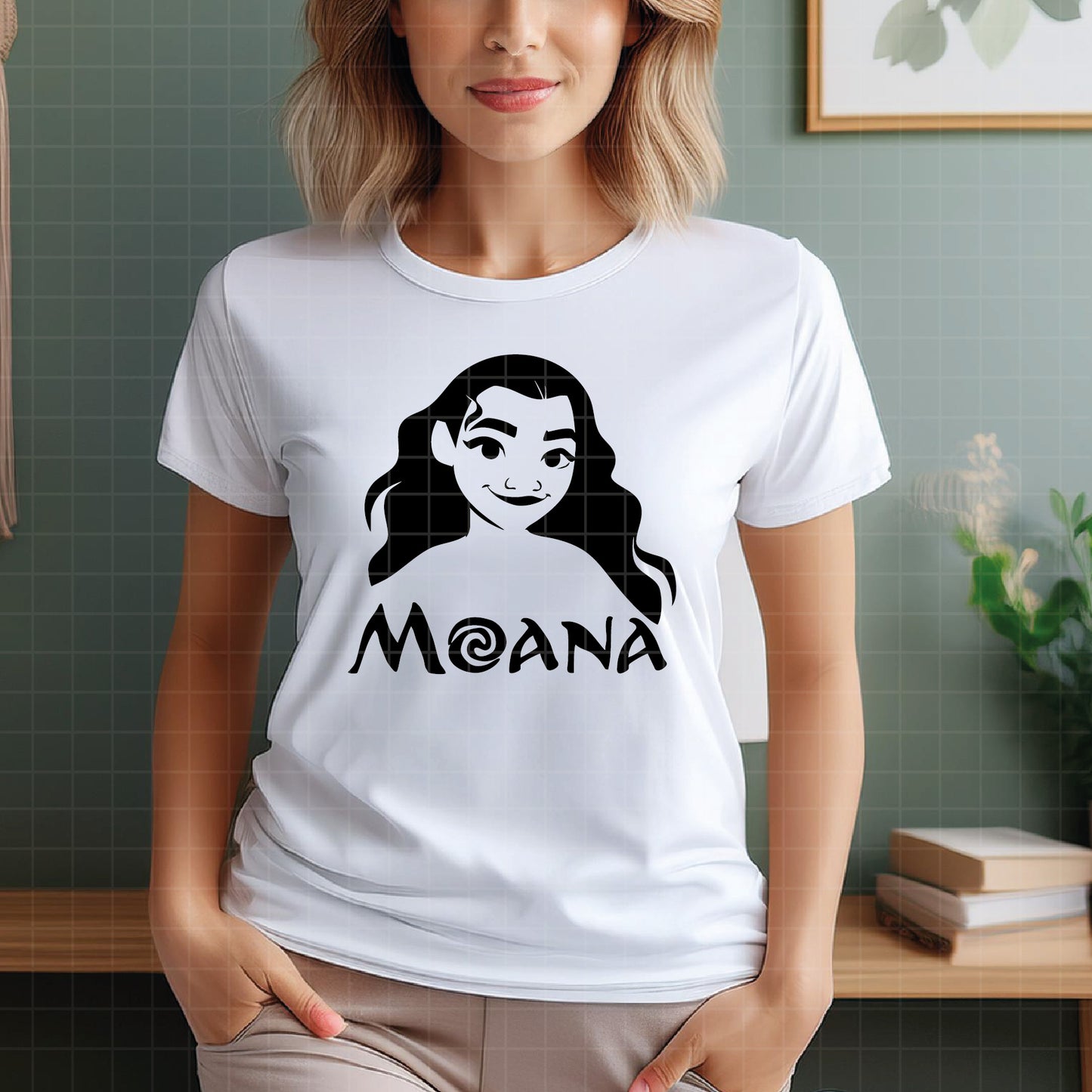 COD1942 - Moana svg, Princess svg, Disney svg, outine svg, Cricut, Silhouette, Tumbler svg