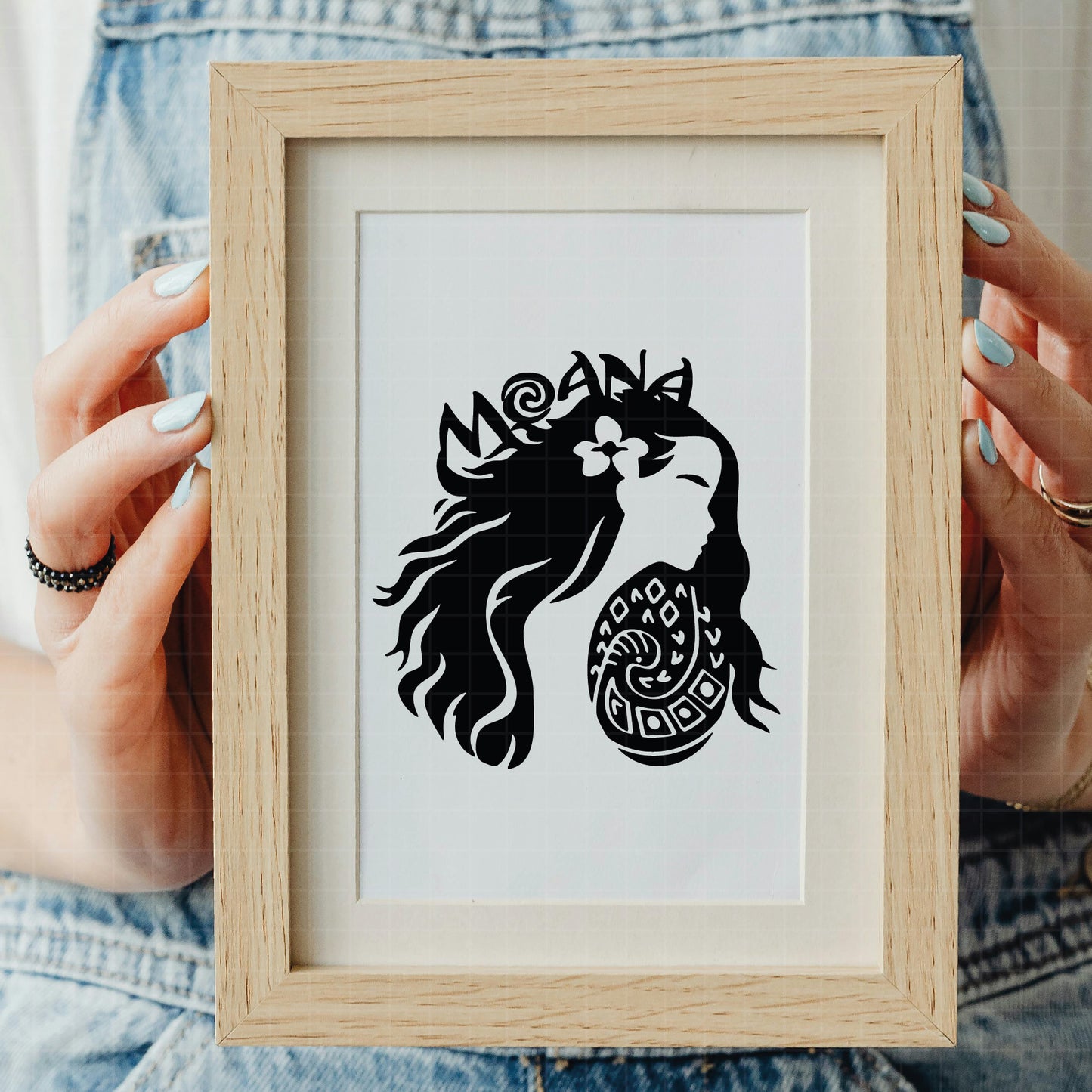 COD1944 - Moana svg, Princess svg, Disney svg, outine svg, Cricut, Silhouette, Tumbler svg