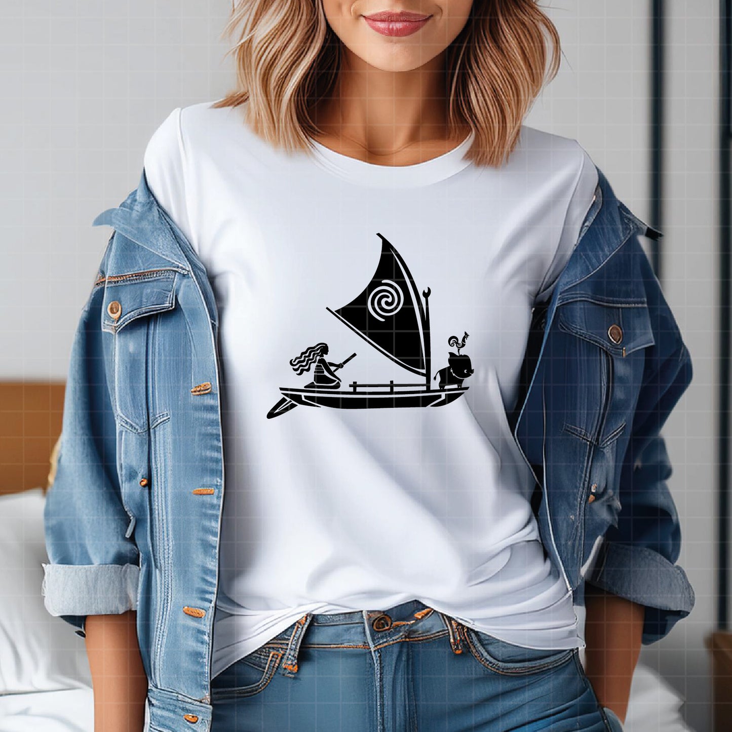COD1963 - Moana svg, Princess svg, Disney svg, outine svg, Cricut, Silhouette, Tumbler svg