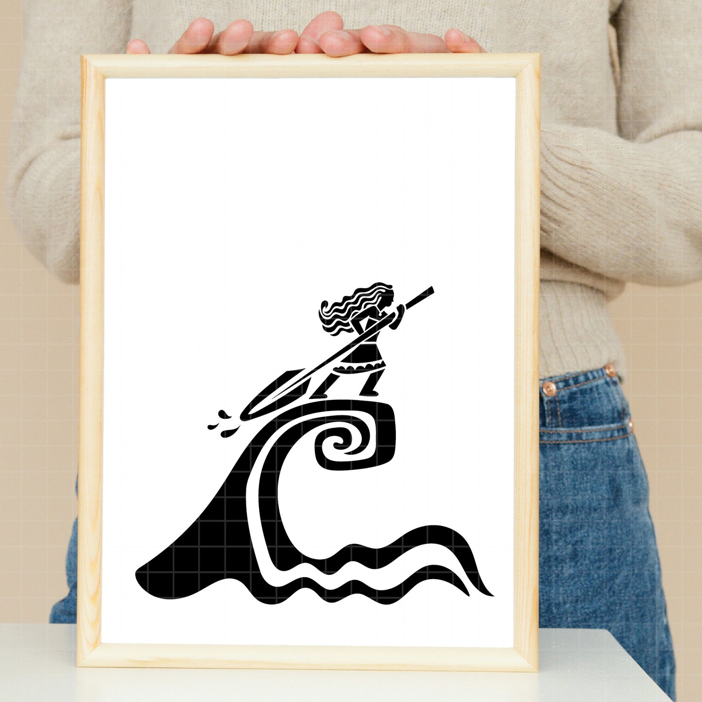 COD1972 - Moana svg, Princess svg, Disney svg, outine svg, Cricut, Silhouette, Tumbler svg