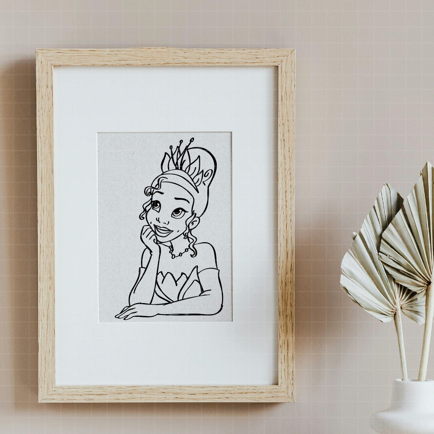 COD2039 - The frog and the Princess svg, tiana svg, frog svg, Princess Tiana with Frog, outline svg, cricut silhouette, Princess svg, Disney svg