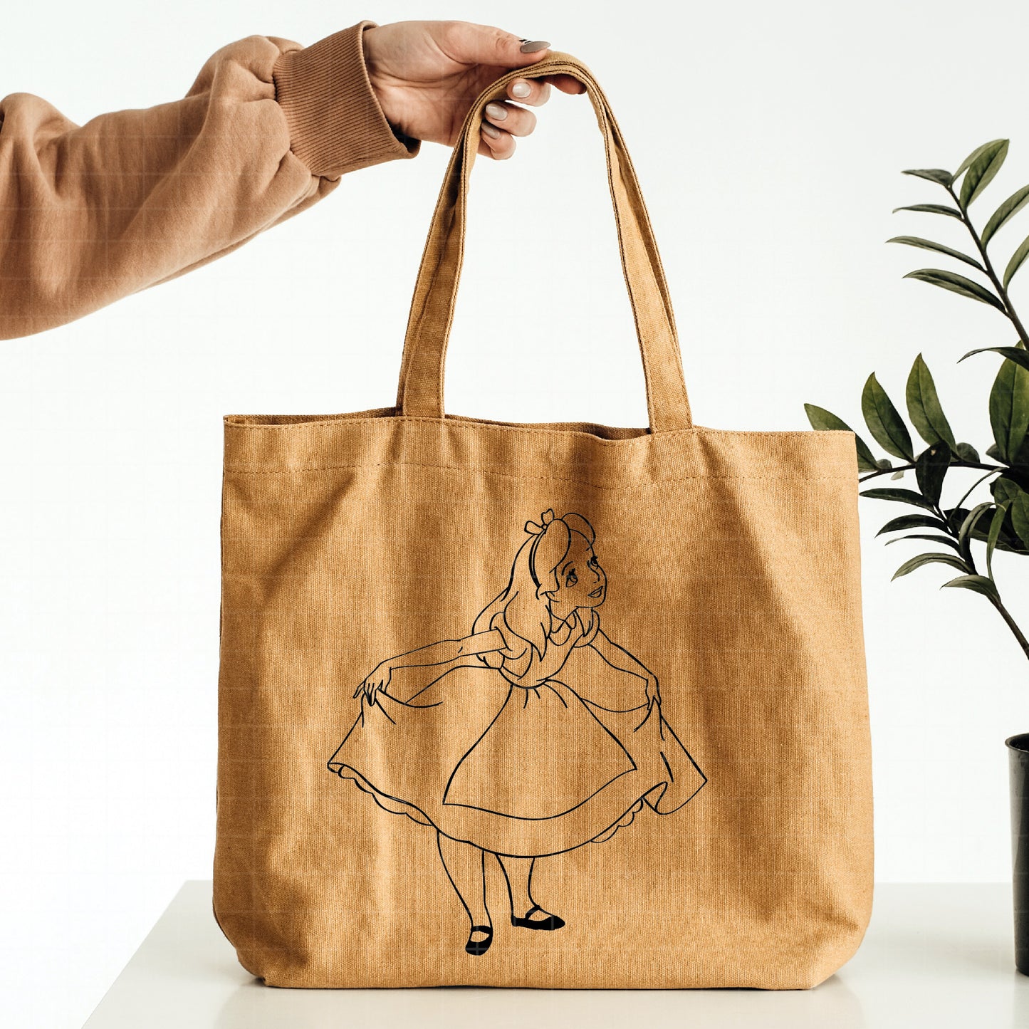 COD2150 - Alice in wonderland svg, Alice sketch svg, disney svg, Silhouette, Cricut