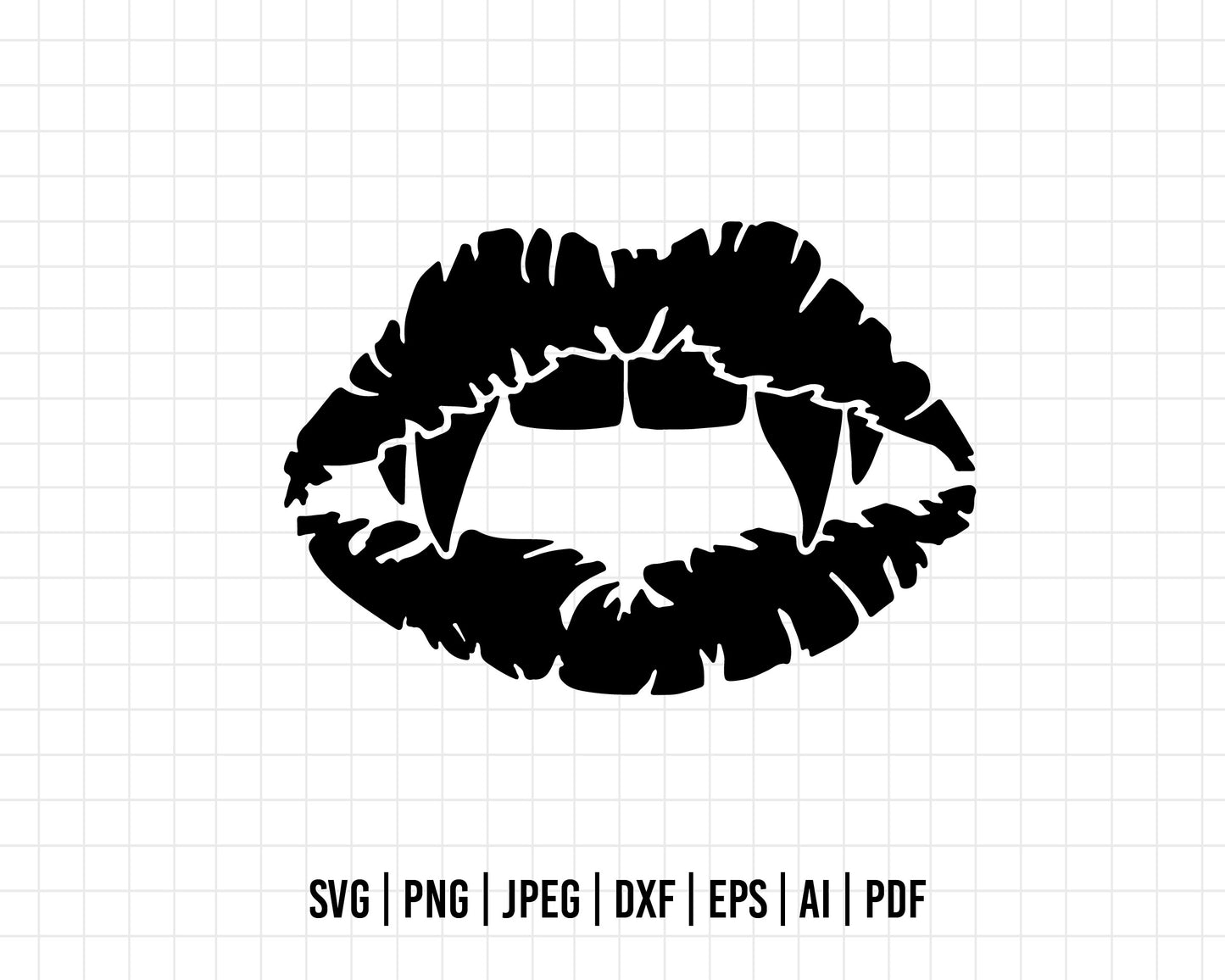COD217- Vampire Svg, Vampire Mouth Svg, Vampire Teeth Svg, Halloween, Halloween Sublimation, Vampire Fangs PNG, Vampire Teeth