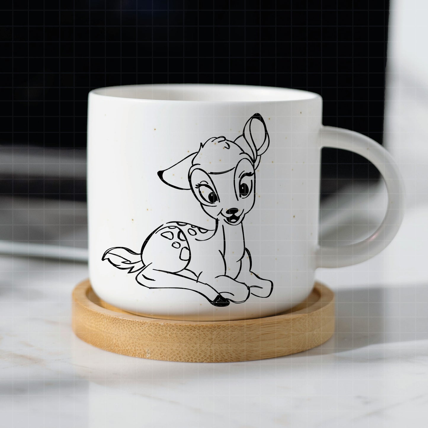 COD3429 - bambi svg, bambi kiss svg, disney svg, cricut, silhouette