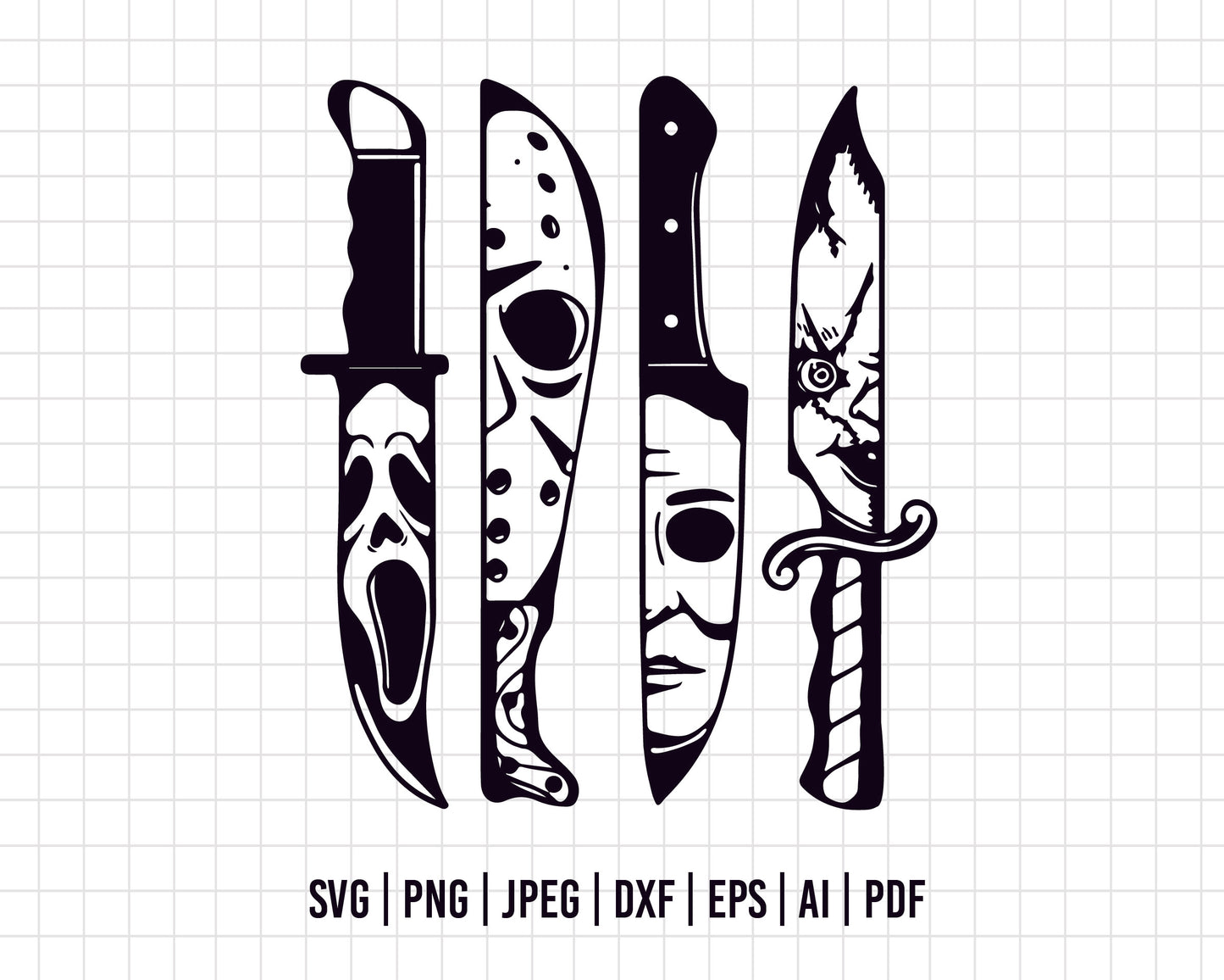 COD219- Squad Goals SVG, Movie Killers, Halloween Svg, Horror Movie Svg, Halloween Horror Svg, Horror Friends Svg, Scream