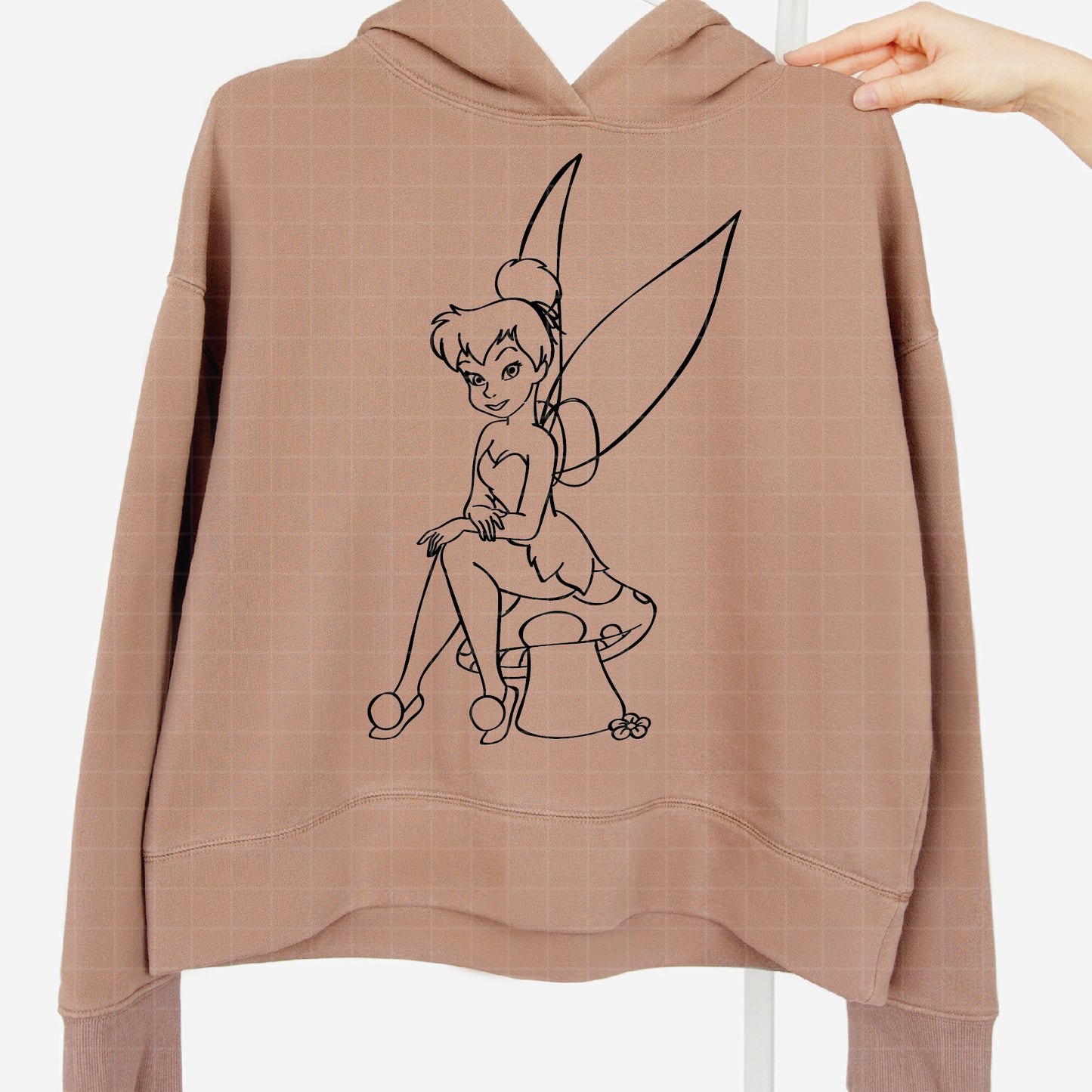COD3437 - Tinker bell svg, Think happy thoughts svg, disney svg, cricut, silhouette