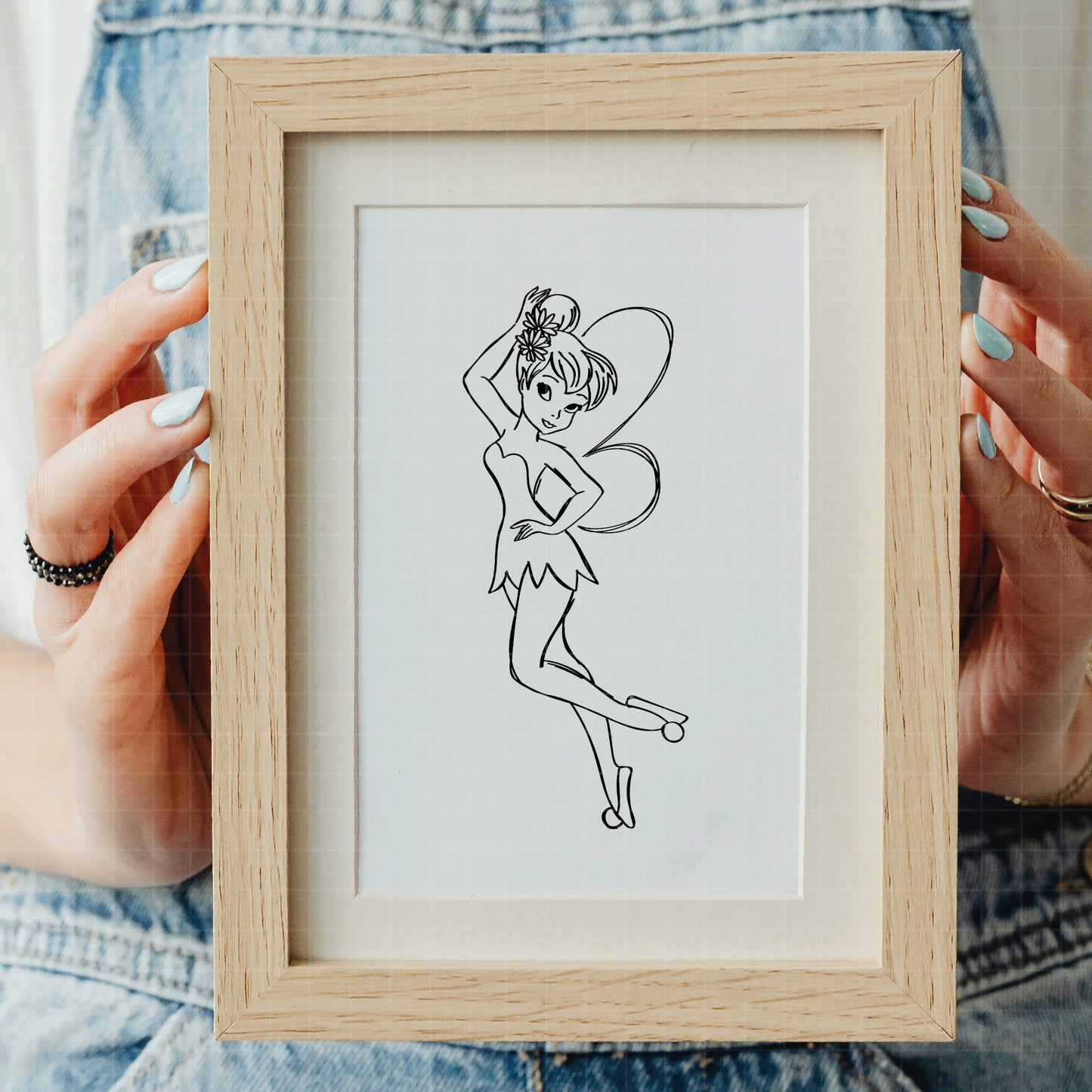 COD2195 - Tinker bell svg, Think happy thoughts svg, disney svg, cricut, silhouette