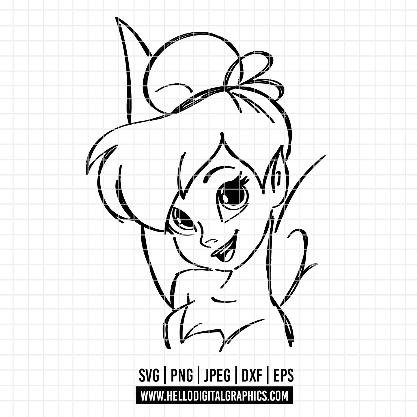 COD2219- Tinker bell svg, Dreams come true svg, disney svg, cricut, silhouette
