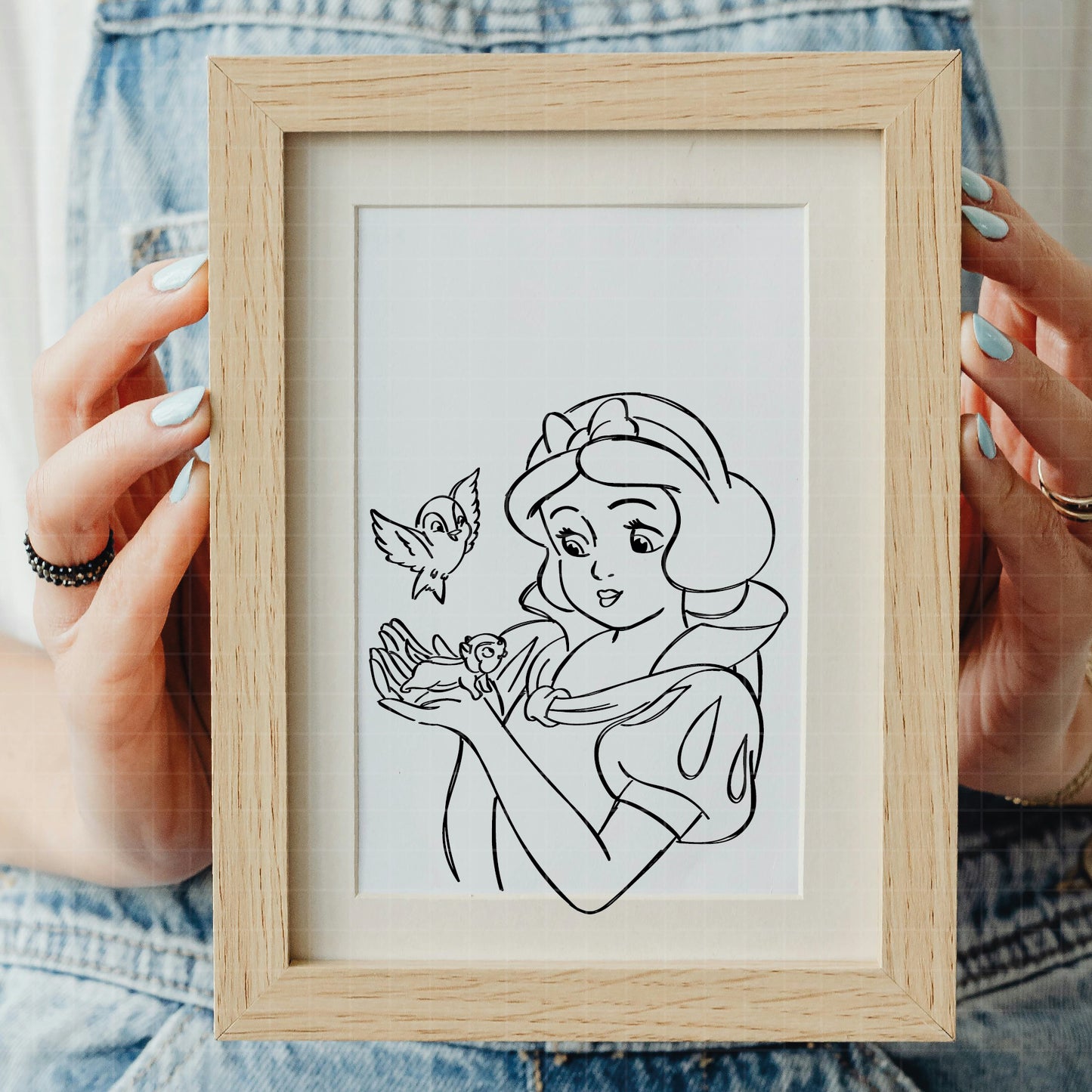 COD2234 - Snow White svg, Princess SVG, Snow White and the Seven Dwarfs svg, Cricut, Silhouette, outline svg, disney svg