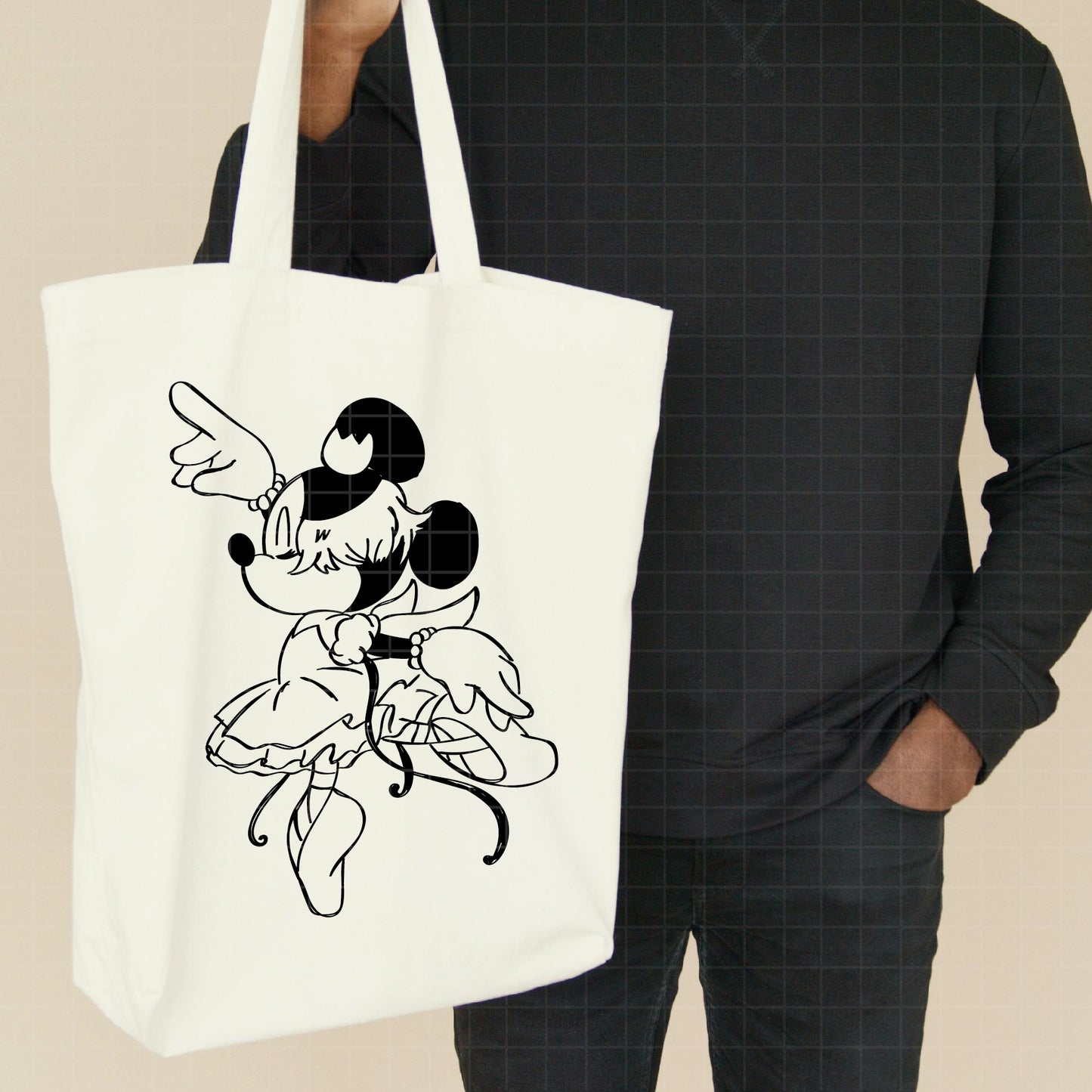 COD2250 - Minnie mouse svg, Disney svg, minnie svg, Silhouette, Cricut, minnie dtf