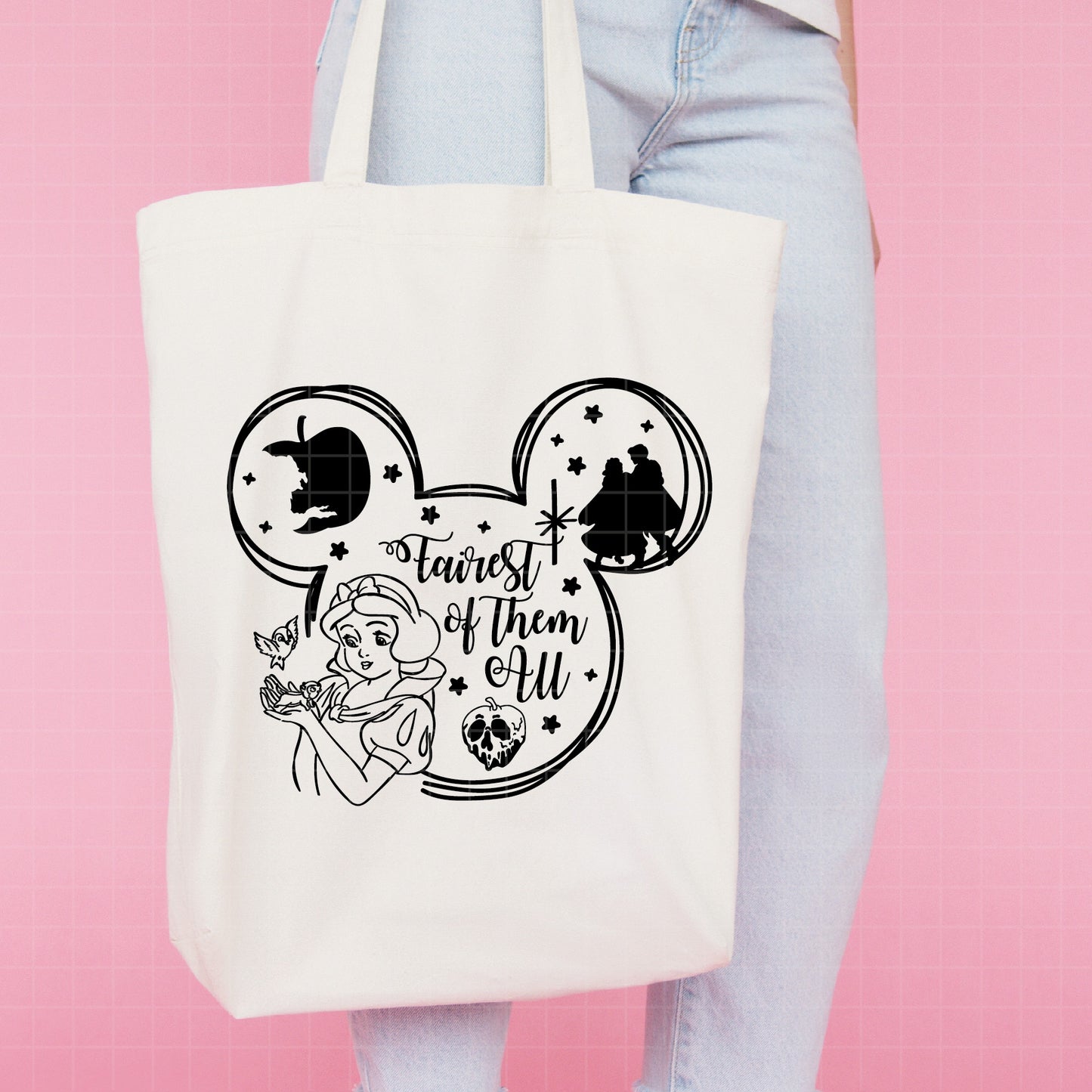 COD2286 - Snow White svg, Princess SVG, Snow White and the Seven Dwarfs svg, Cricut, Silhouette, outline svg, disney svg