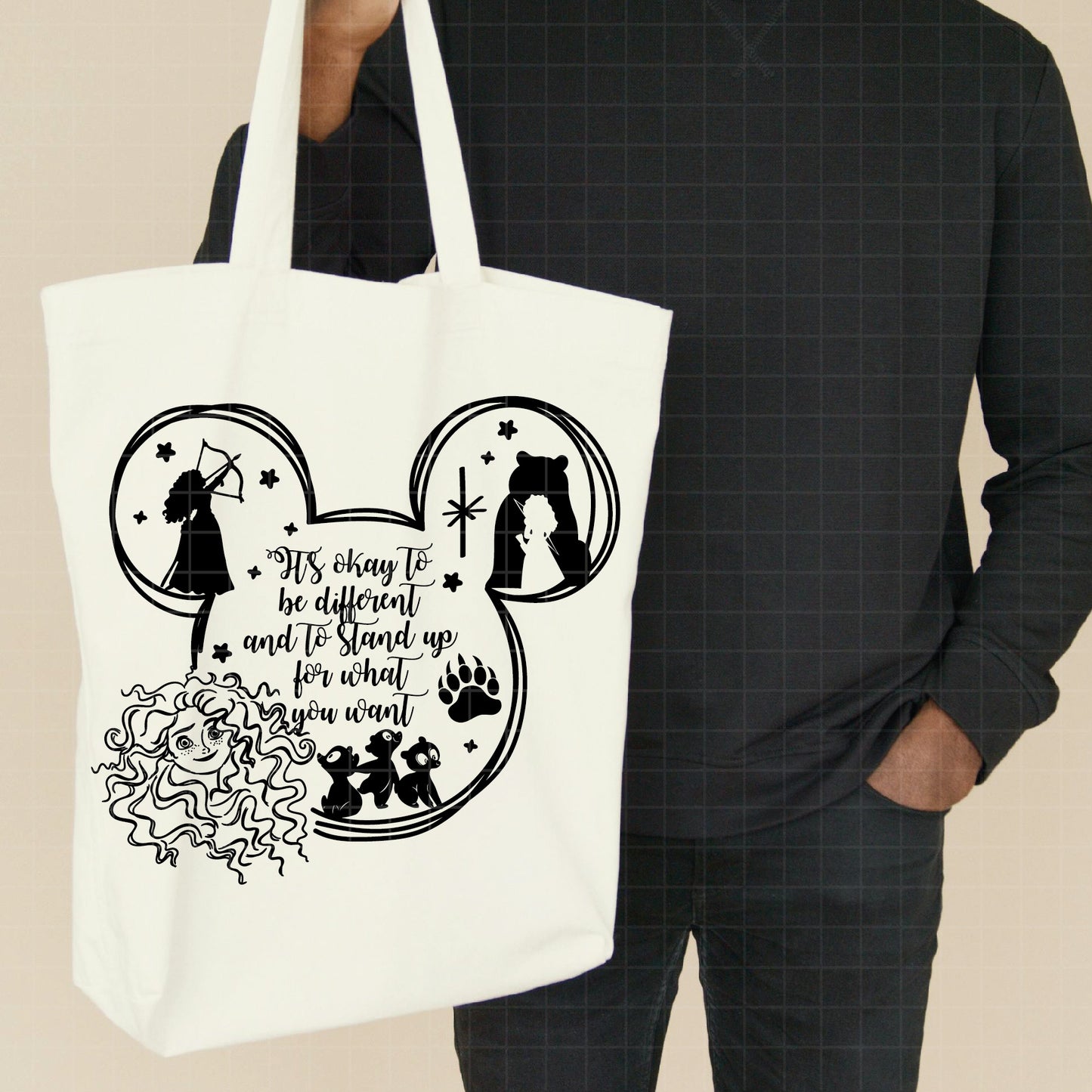 COD2291 - Brave svg, merida svg, princess merida svg, princess svg, disney svg, outline svg, cut files for cricut, silhouette