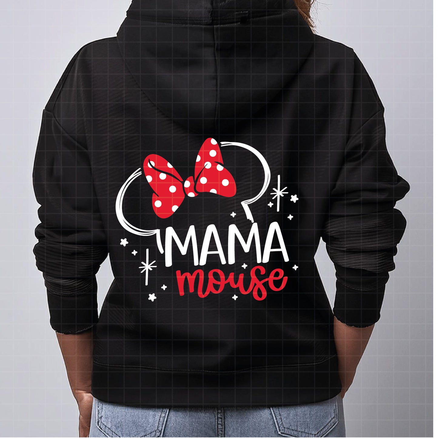 COD2307 - Mama mouse svg, mini mouse svg, Minnie mouse svg, Disney svg, minnie svg, Silhouette, Cricut