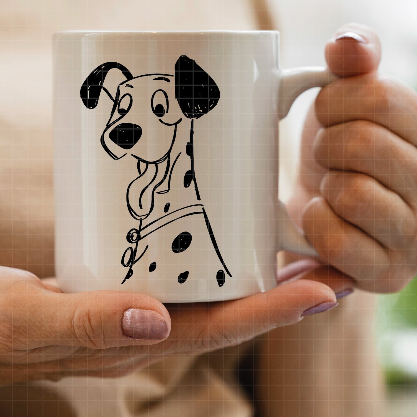 COD2327 - Dalmatian svg, dog svg, dalmatian cut file, puppy outline svg, disney svg, disney christmas svg