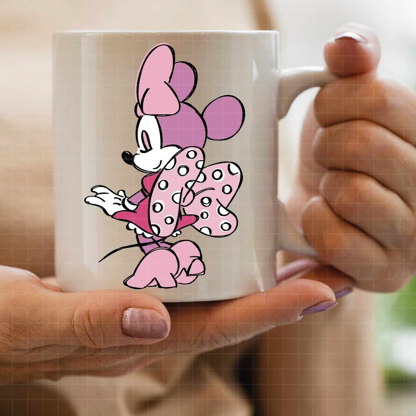 COD2333 - Minnie mouse svg, Disney svg, minnie svg, Silhouette, Cricut, minnie dtf
